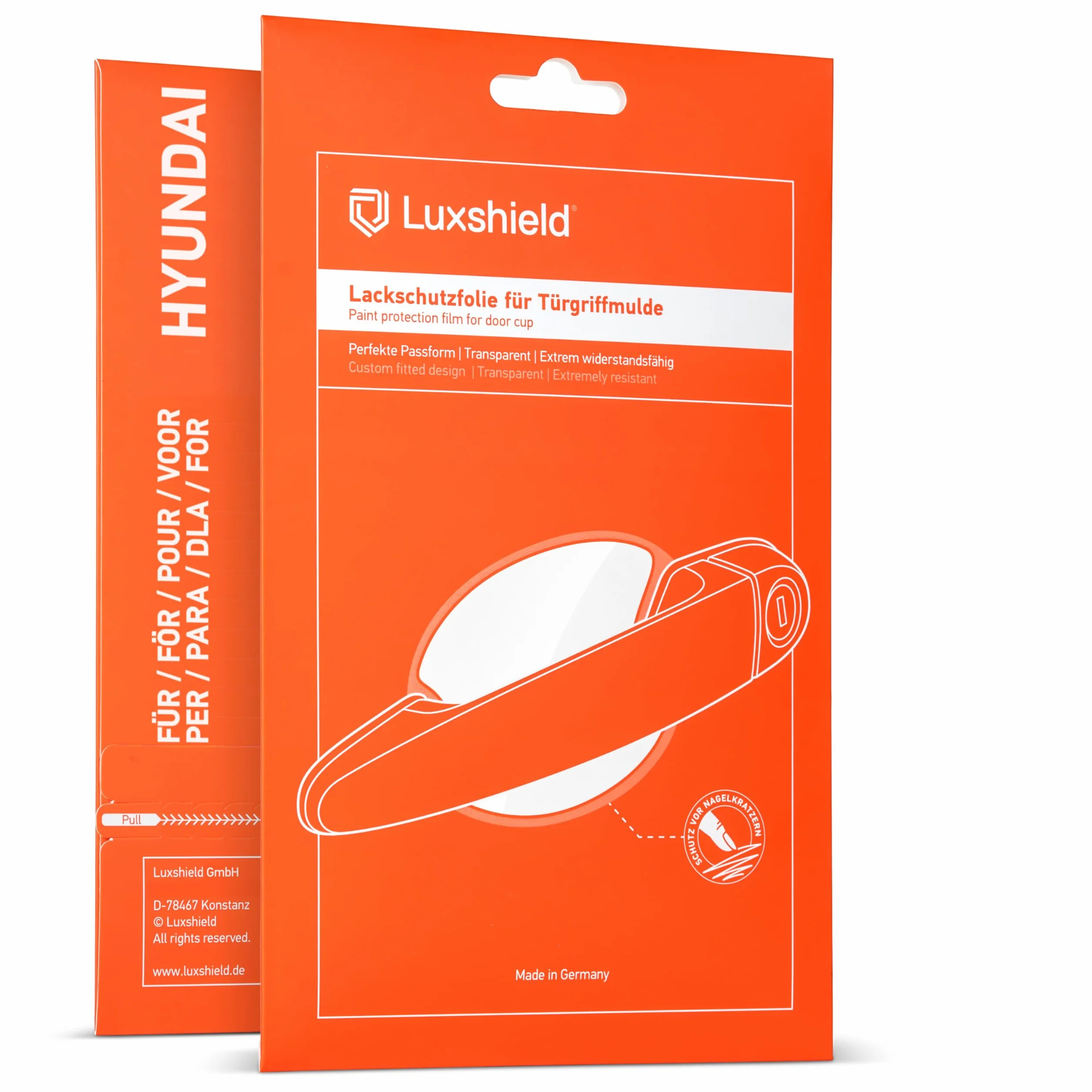 Luxshield folia ochronna na klamki Hyundai Tucson 4 NX4 2020-2026 przezroczysta błyszcząca
