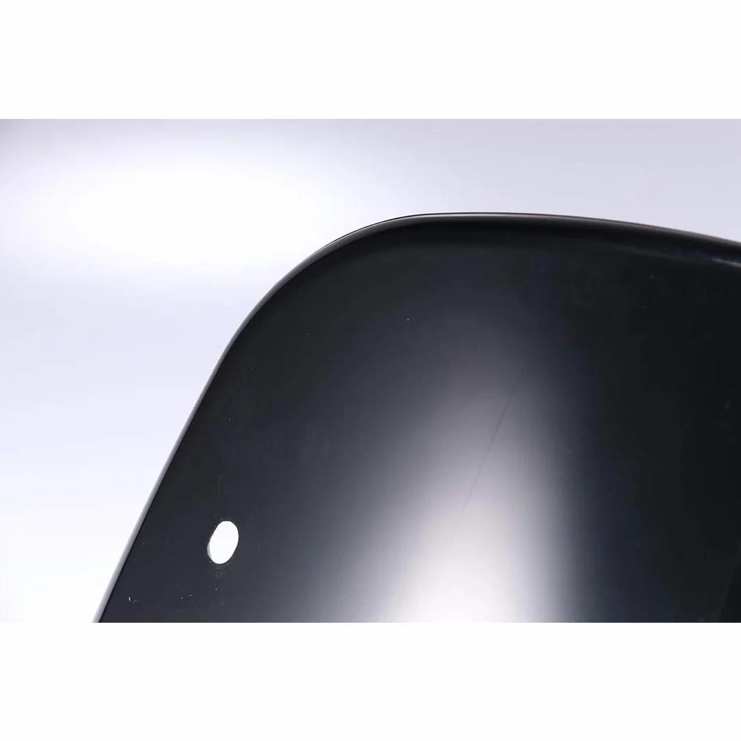 Uniwersalna osłona na przednią szybę motocyklową, owiewka do reflektorów motocyklowych o przekątnej 15 cm – 7", kolor czarny