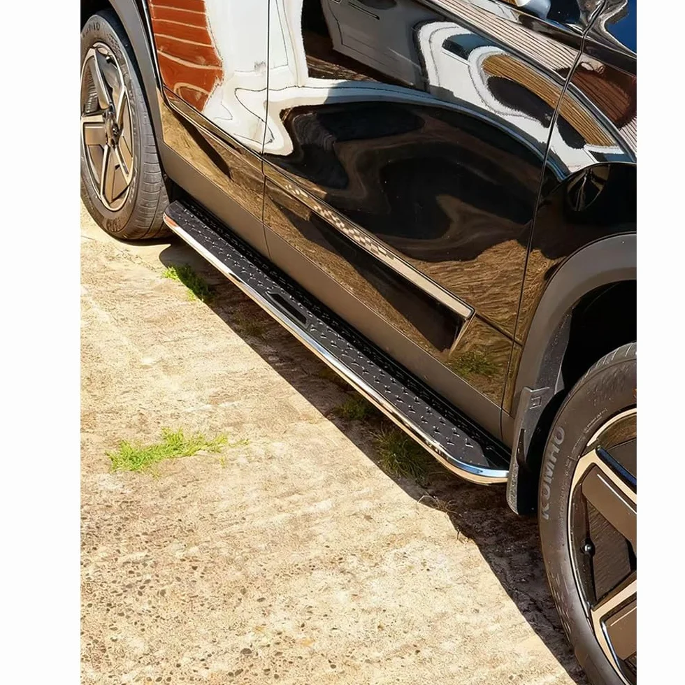 2 szt. pasuje do Chery JAECOO 7 J7 2024 2025 deska do biegania krok boczny Nerf Bar deska do biegania aluminium gwiaździste niebo styl (z wspornikami)