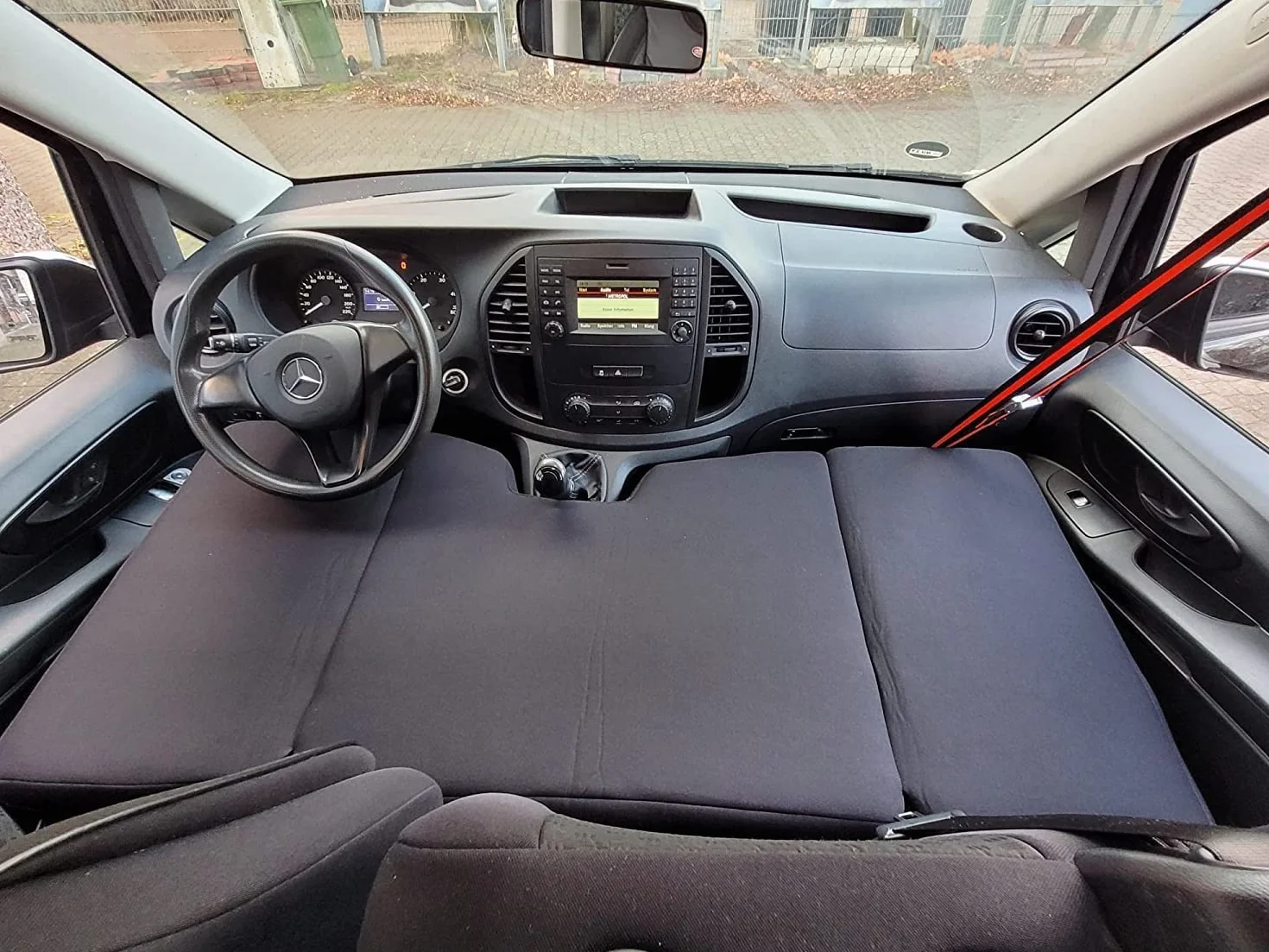 BREMER SITZBEZÜGE Łóżko kempingowe dla dzieci, kompatybilne z Mercedes Vito Viano Fun W639 2000-2014, akcesoria kempingowe