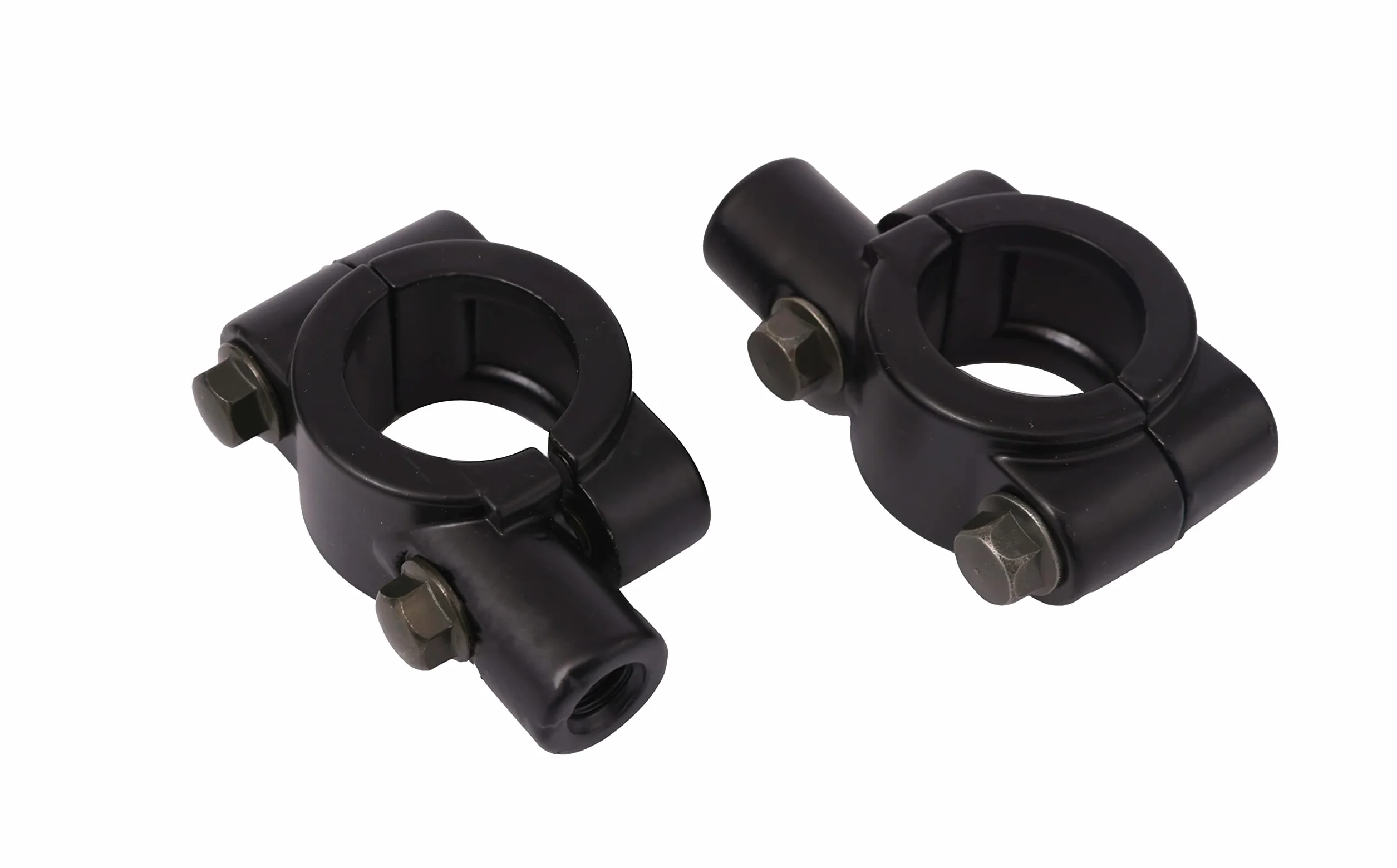 Uniwersalne uchwyty motocyklowe 8 mm do kierownicy 22 mm czarne