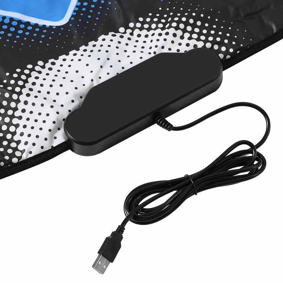 Mata do tańca, antypoślizgowa, odporna na ścieranie, DDR USB Dancing Pad, fitness, modelująca sylwetkę, mata do tańca, kompatybilna z 98/2000 / XP / 7