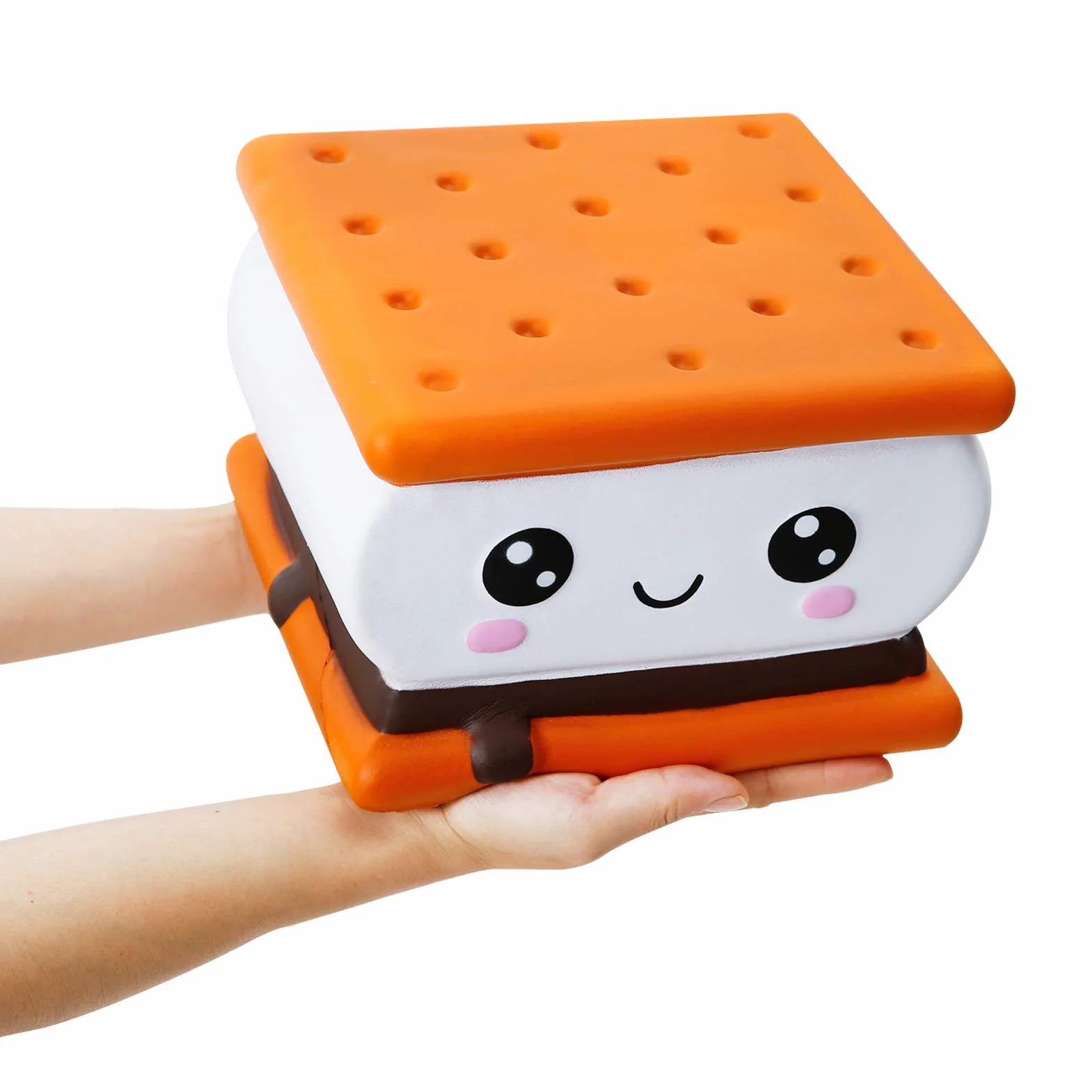 Anboor Squeeze Toys Ciastko Smore Powolny wzrost Squishy Anti Stress Pachn?cy Kawaii Ulga w l?ku Du?a