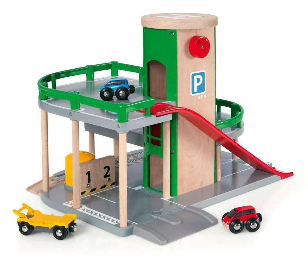 BRIO Parking 63320400 Bezpieczna zabawka dla dzieci powyżej 3 lat