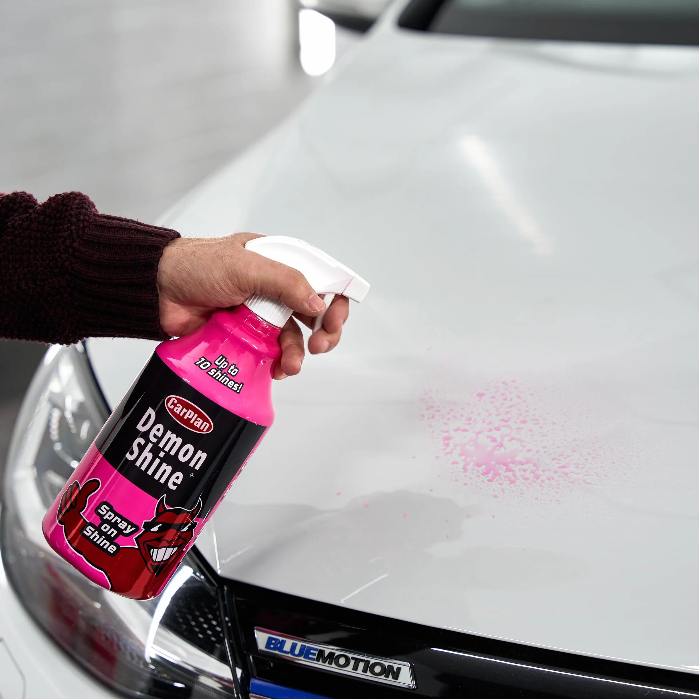 CarPlan Demon Shine Błyskawiczny spray nabłyszczający do samochodów 1 litr