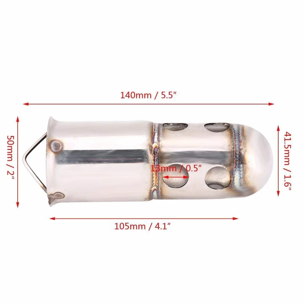 Broco rura wydechowa 51mm uniwersalny motocykl tłumik DB-zabójca szumów eliminator