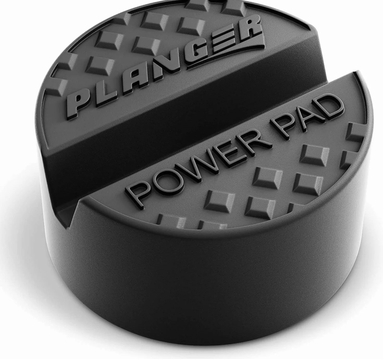 PLANGER® - Power PAD płaska gumowa nakładka na podnośnik samochodowy do manewrowych podnośników samochodowych, uniwersalna nakładka gumowa chroni Twój samochód osobowy i SUV, wytrzymała guma