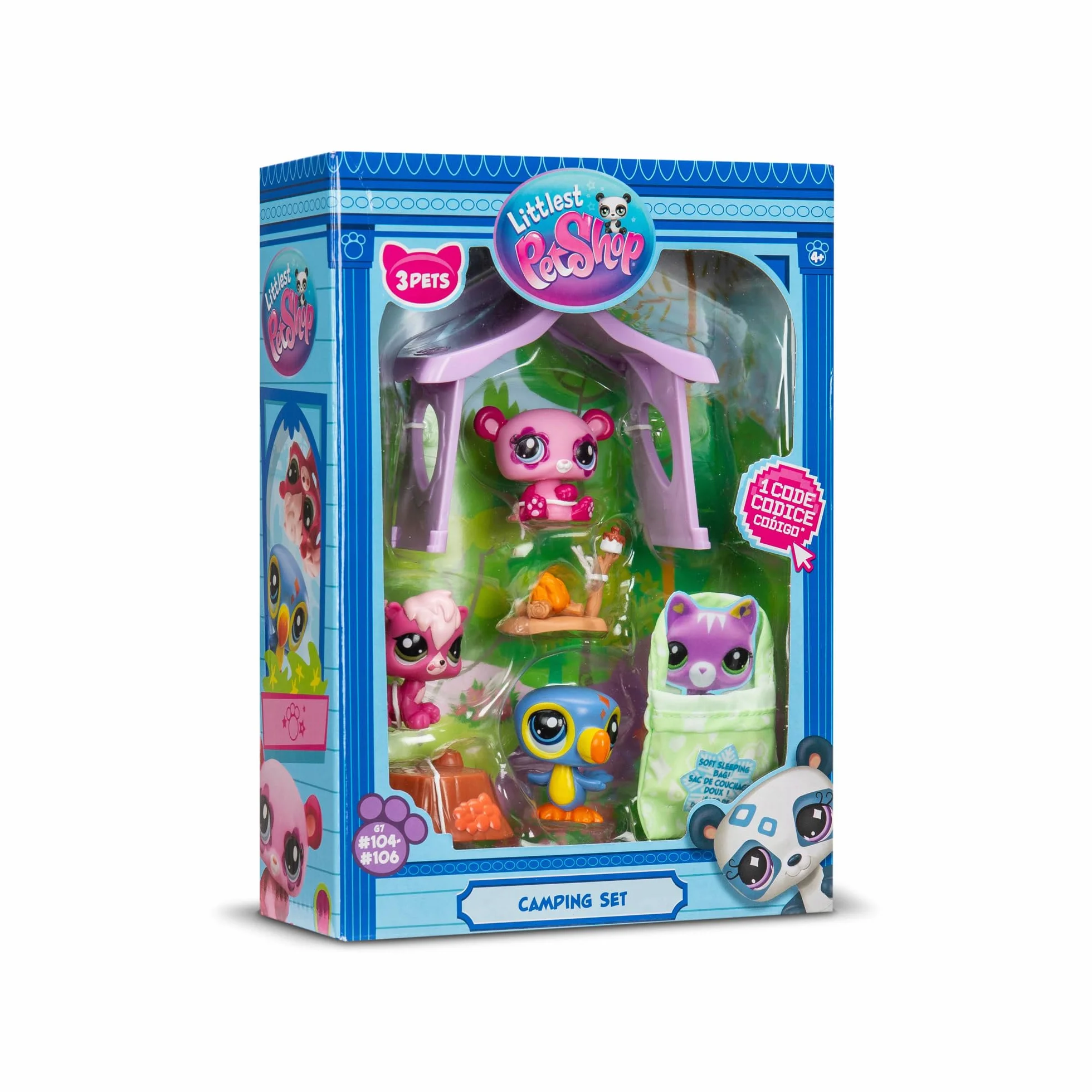 Bandai - Littlest Pet Shop - Zestaw 3 czapek - Camping