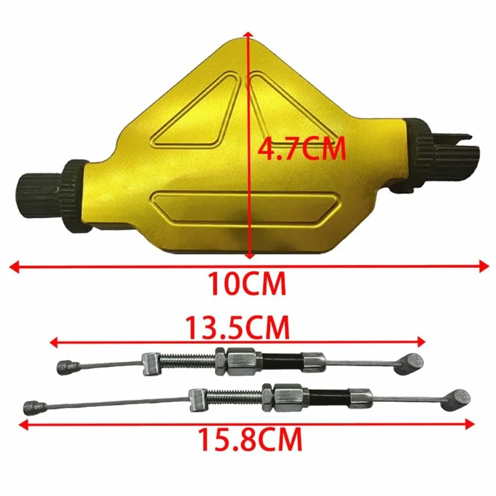 Gdfnmogo Motocykl do łatwego ciągnięcia wspomagania sprzęgła do aluminiowej dźwigni kaskaderskiej CNC z rozszerzonym kablem, zmniejsza opór dźwigni dla Smoo (CZARNY)