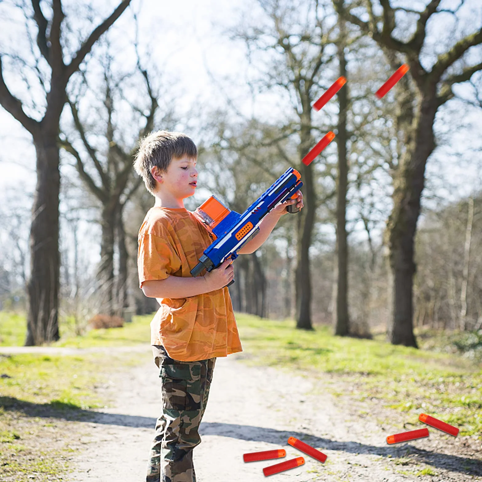 Airlab Rzutki do darta, akcesoria Nerf N-Strike, Refill Bullets do N-Strike Elite MEGA