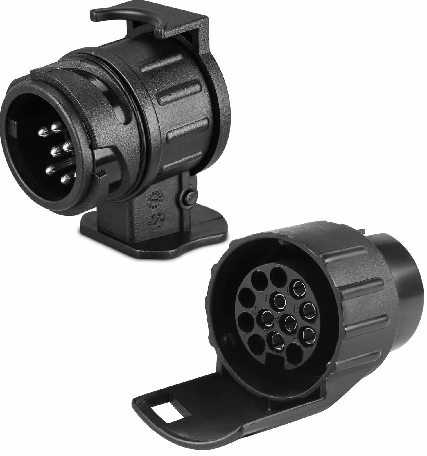 Adapter z wtyczką 7 do 13 pinów i 13-pinowy adapter z przyczepą 13 na 7 pinów, 7-biegunowe złącze zaczepu a 13 elementów do przyczepy kempingowej, uchwytu rowerowego (SK713A)