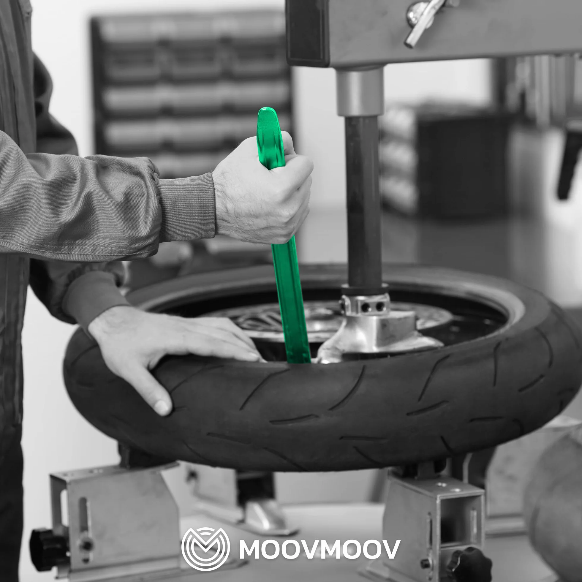 MOOVMOOV Łyżki do opon Hercules - 30 cm ze wzmocnionej stali - Zestaw 3 szt. - Podwójne ergonomiczne końcówki - Motocykl, Skuter, Quad, Hulajnoga, Taczka, Kosiarka