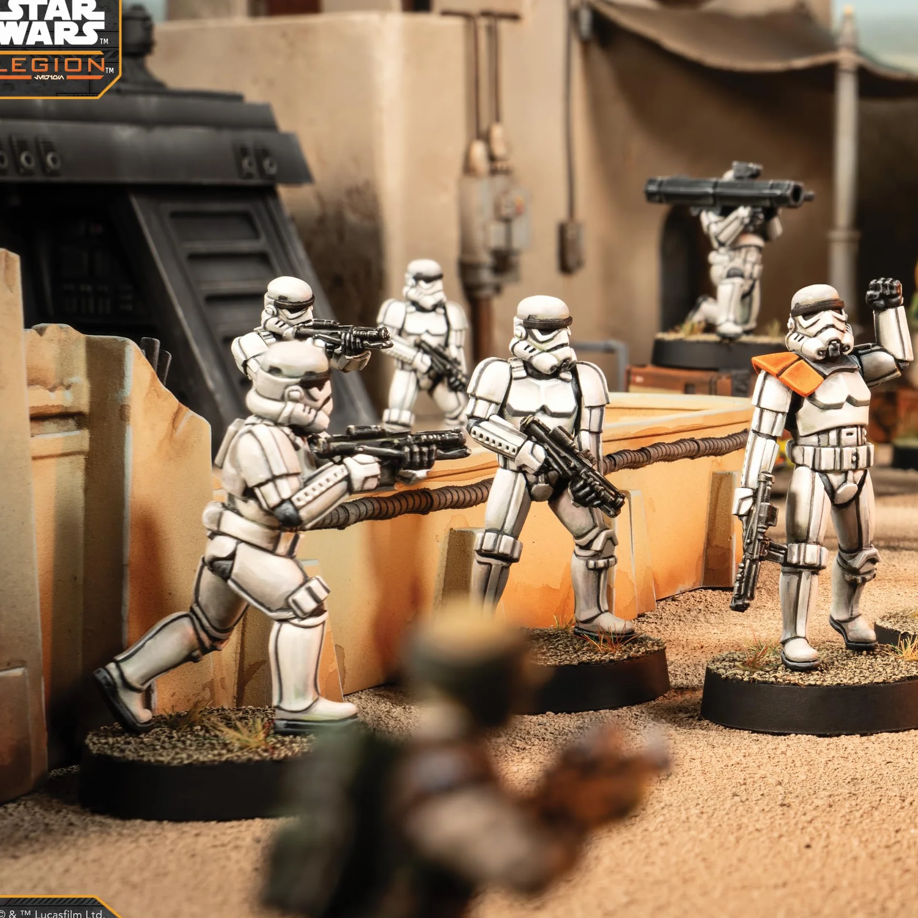 Star Wars Legion Stormtroopers Unit Expansion - Miniaturowa gra stołowa, gra strategiczna dla dzieci i dorosłych, dla dzieci w wieku od 14 lat, 2 graczy, 90 min odtwarzania, wyprodukowana przez Atomic