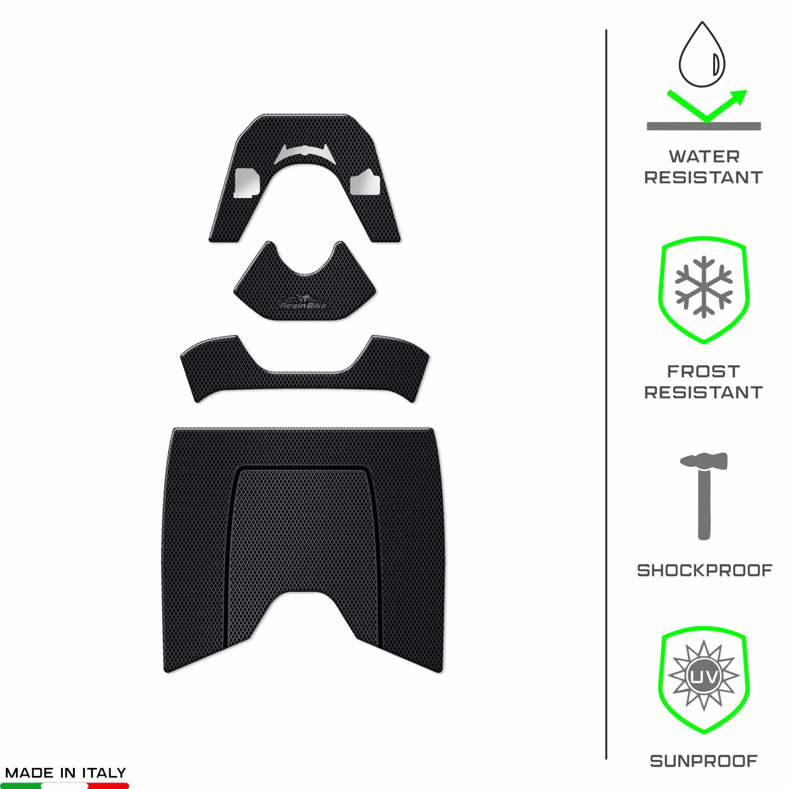 Naklejki Moto Resin Bike Honda NC750X 2021-2026 3D Chroniące Kluczową Strefę