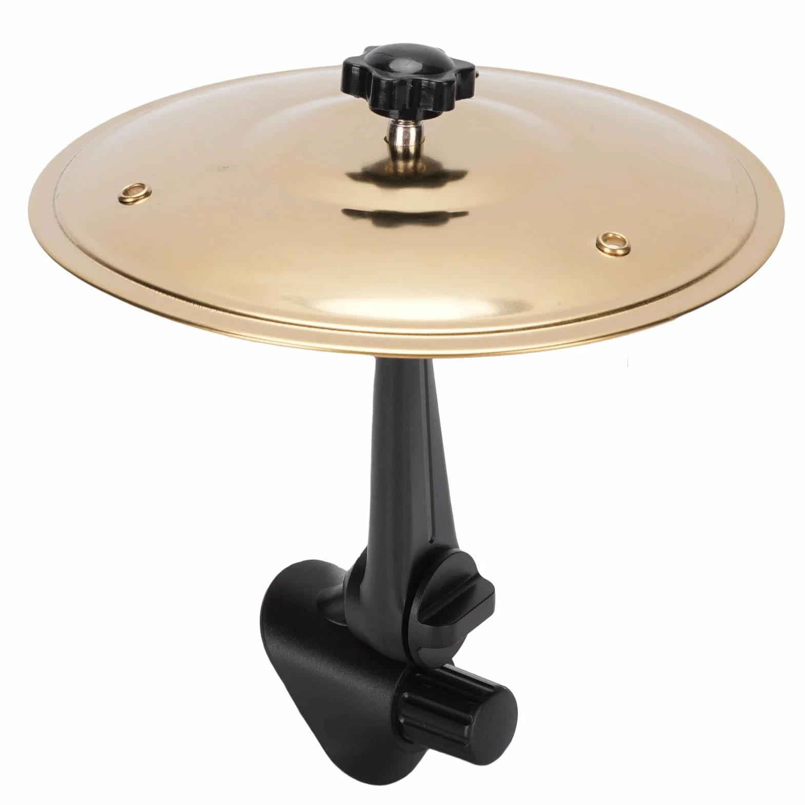 Mini Car Cymbal Toy for Air Vent, Zabawne Akcesorium na deskę rozdzielczą z Efektem Dźwięku Bębna, Nowatorski Wystrój Pojazdów dla Miłośników Muzyki, Fajny dla Kierowców, (Złoto)