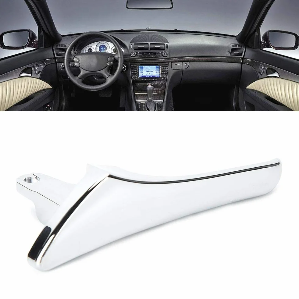 Klamki do drzwi W211 chromowane akcesoria wewnętrzne samochodu E320 E500 E63