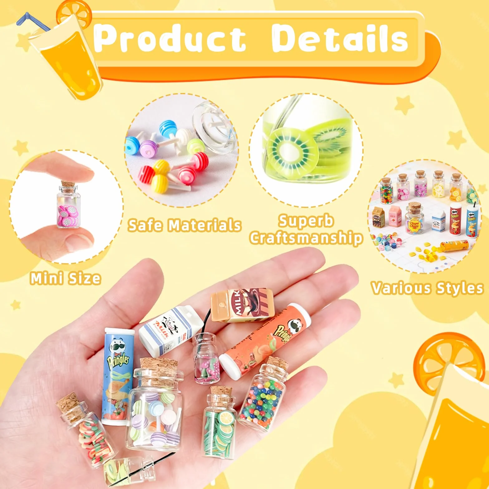 19 Sztuk Miniaturowych Akcesoriów Do Domku Dla Lalek, Miniaturowe Akcesoria, Mini Słodycze Do Jedzenia, Miniaturowy Zestaw Akcesoriów Kuchennych, Miniaturowy Zestaw Akcesoriów Kuchennych, Miniaturowe