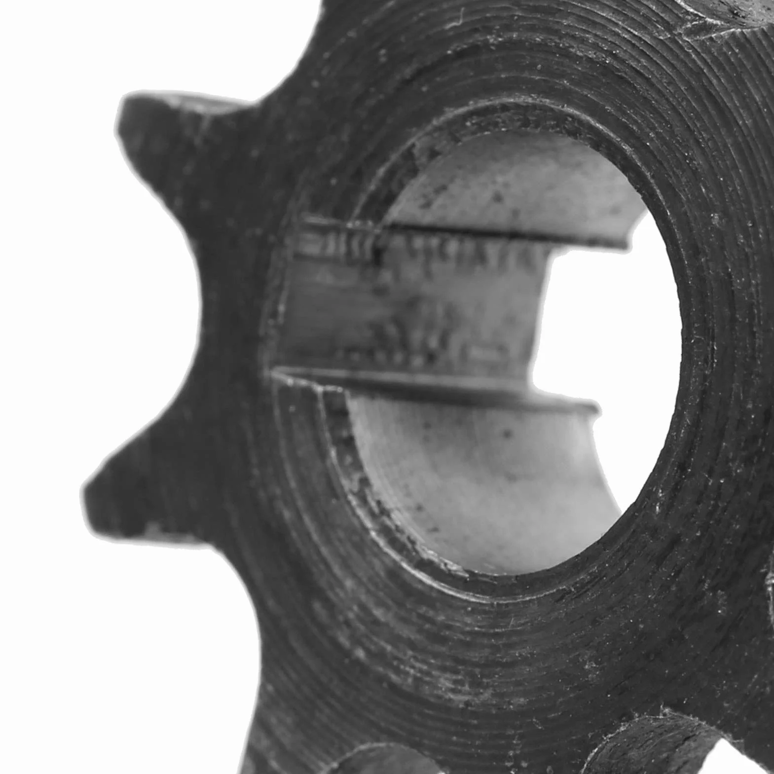 Zębatka z 9 zębami, 06B 9 zębów z rowkiem kluczowym Stalowa zębatka silnika o średnicy wewnętrznej 10 mm