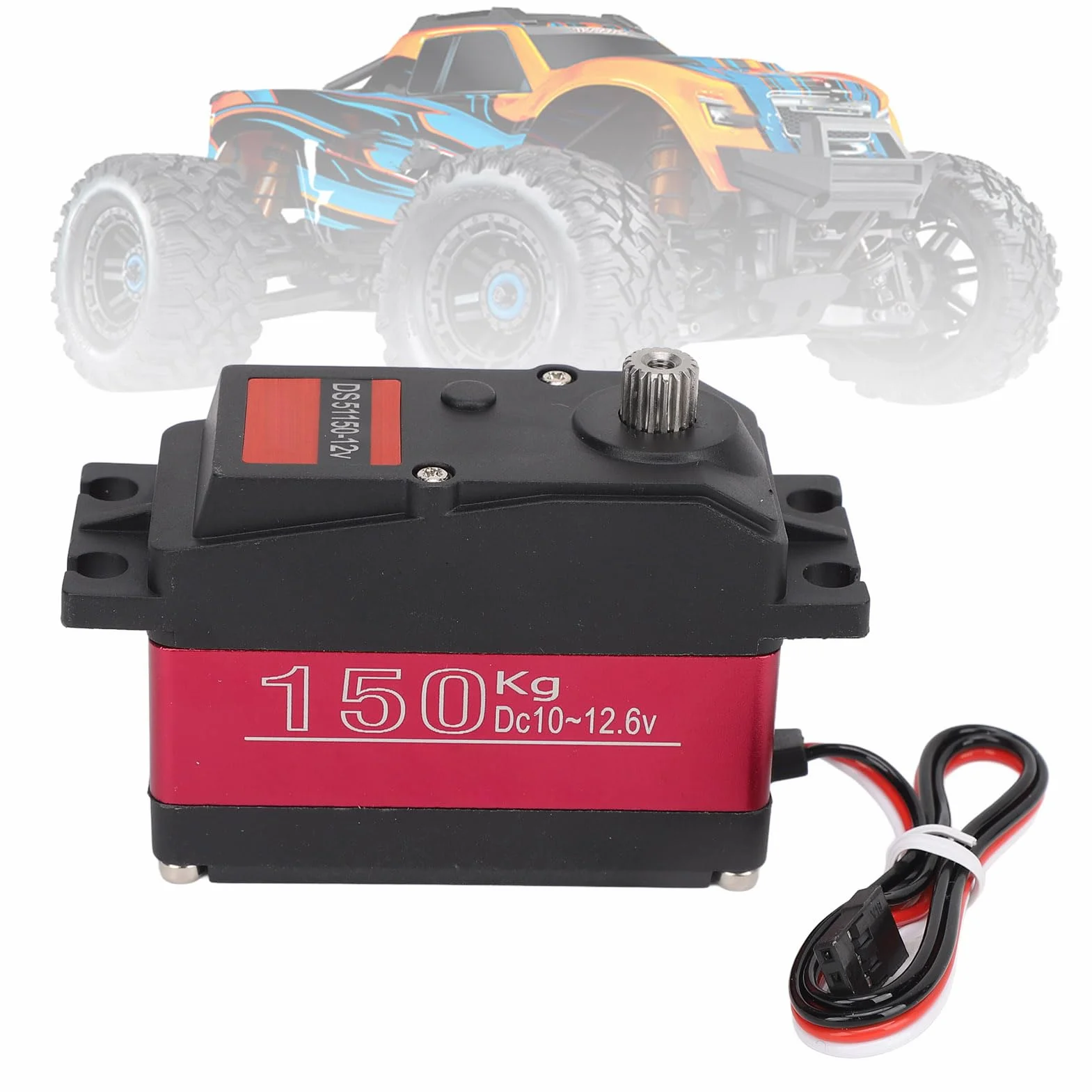 RC Digital Servo, RC Servo Motor Programowalne Precyzyjne Sterowanie dla Samochodów RC 1/5