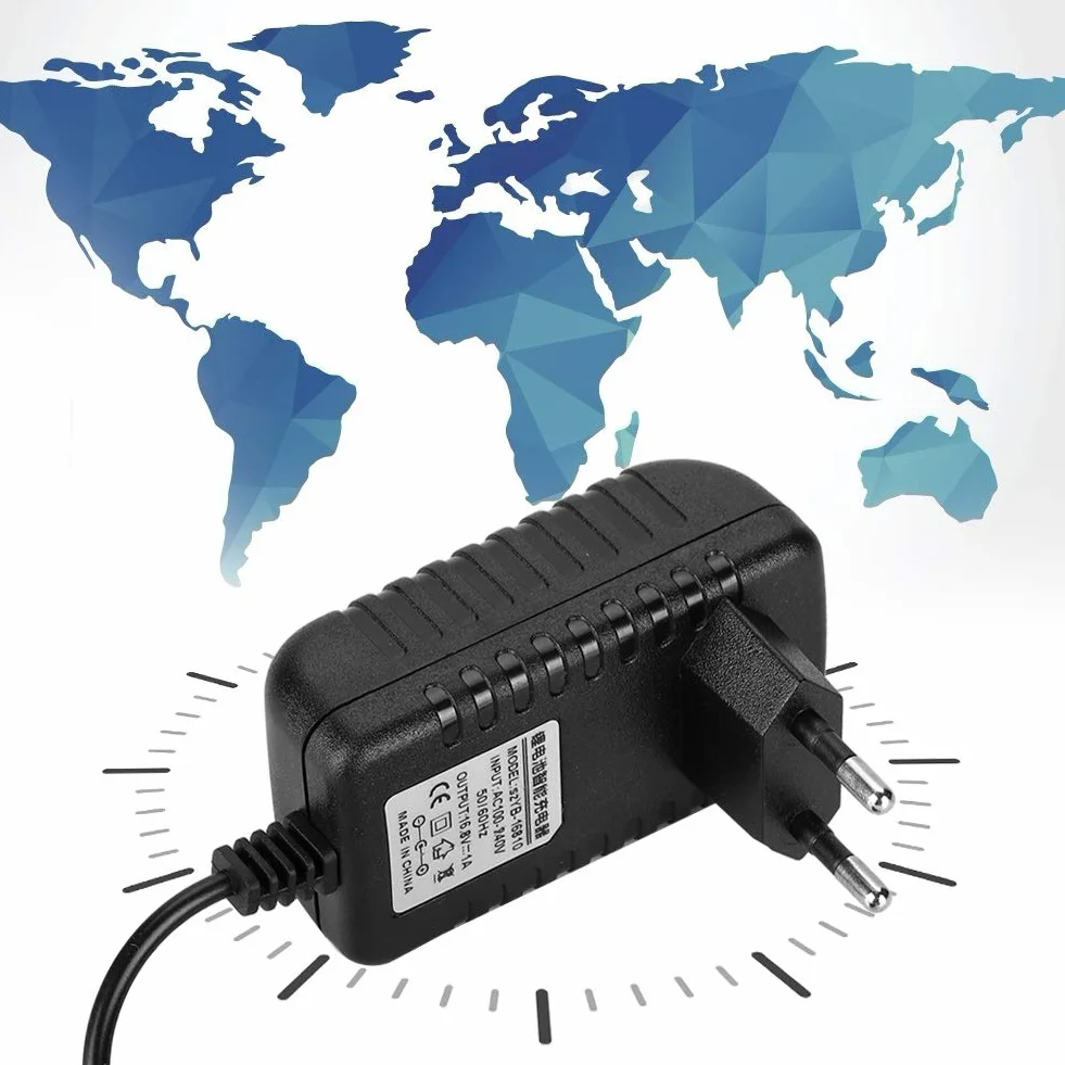 Adapter ładowarki żaroodporny 16,8 V 1 A 100-240 V litowo-jonowy wtyczka europejska