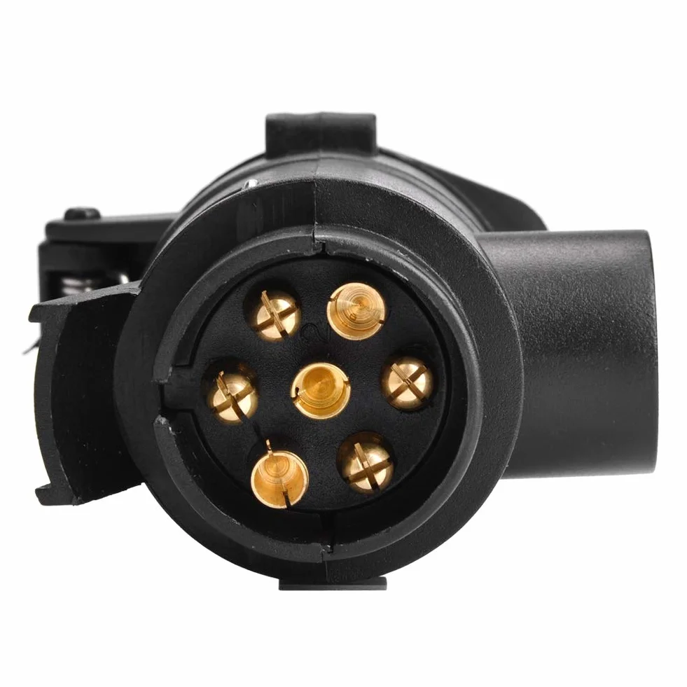 Adapter do przyczepy 7 na 13 pinów, konwerter gniazda 12V, złącze holownicze