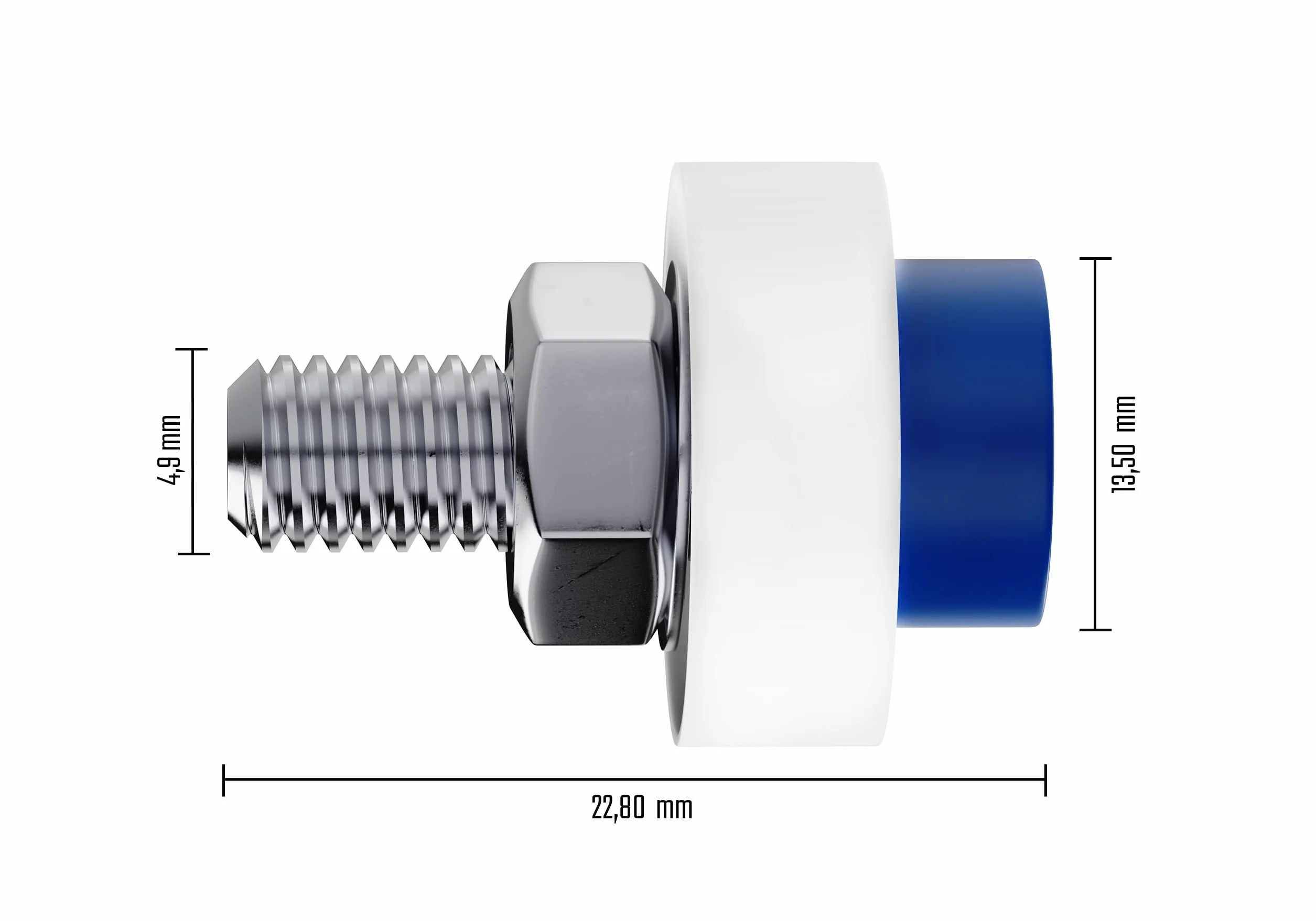 A0023-1 Zestaw płytek z 4 śrubami M5 x 20 mm z zaślepkami do samochodu, motocykla, skutera, tablicy rejestracyjnej roweru