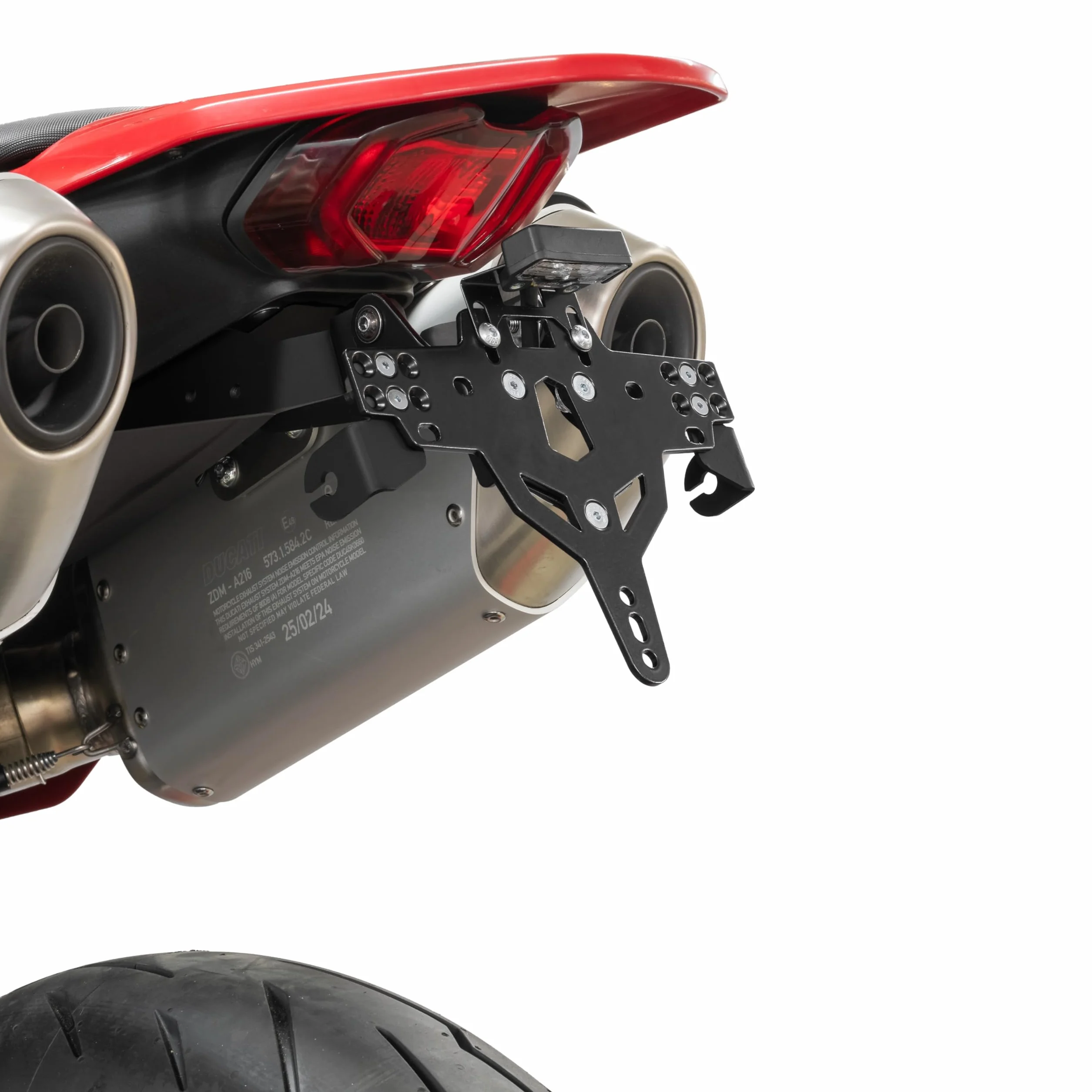 ZIEGER Pro uchwyt tablicy rejestracyjnej Ducati Hypermotard 698 Mono