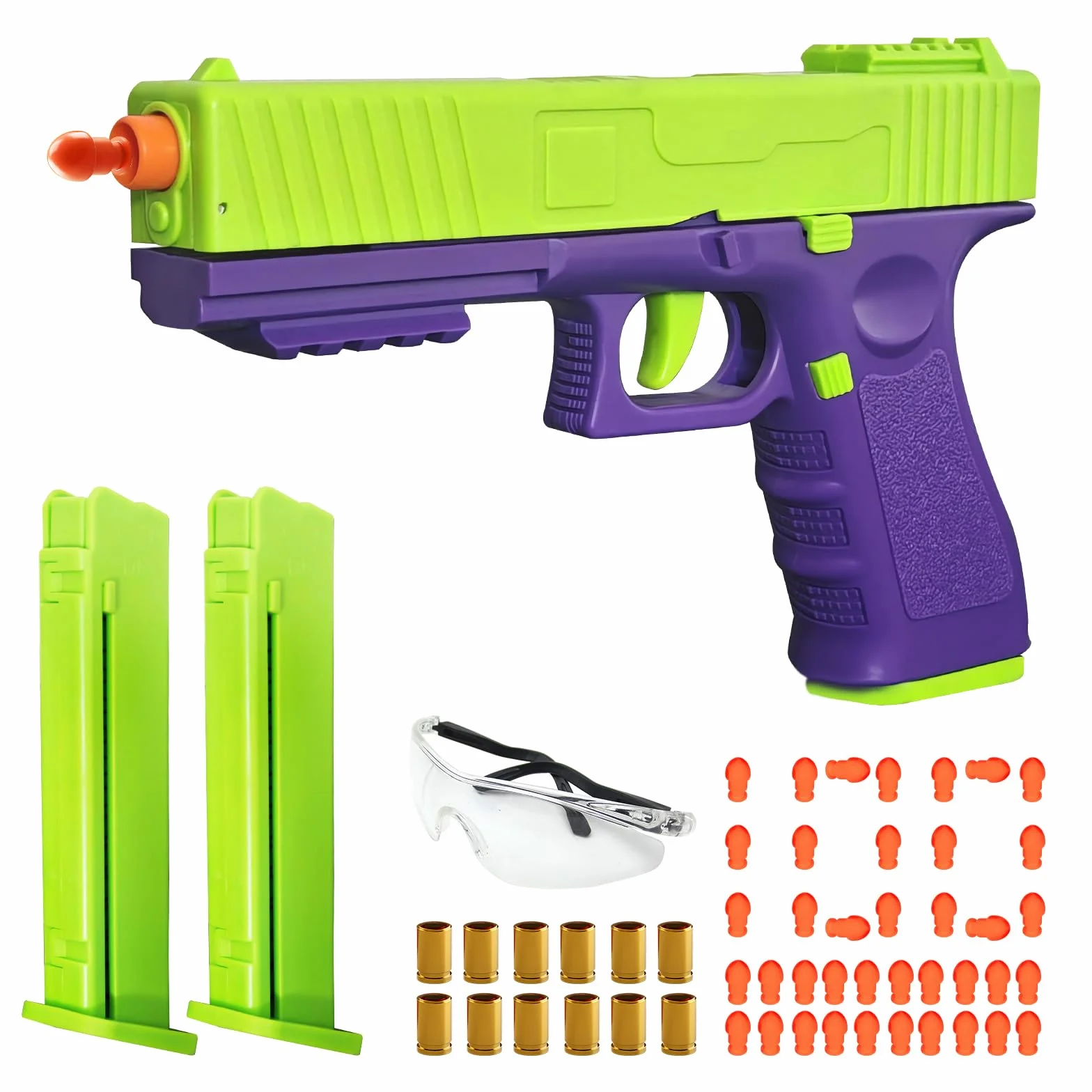 Zabawkowy pistolet, pistolet dla dzieci, zabawka z tworzywa sztucznego, zabawka, broń dla dzieci, Mechaniczny automatyczny pistolet do zabawek，pedagogiczna gra strzelanie