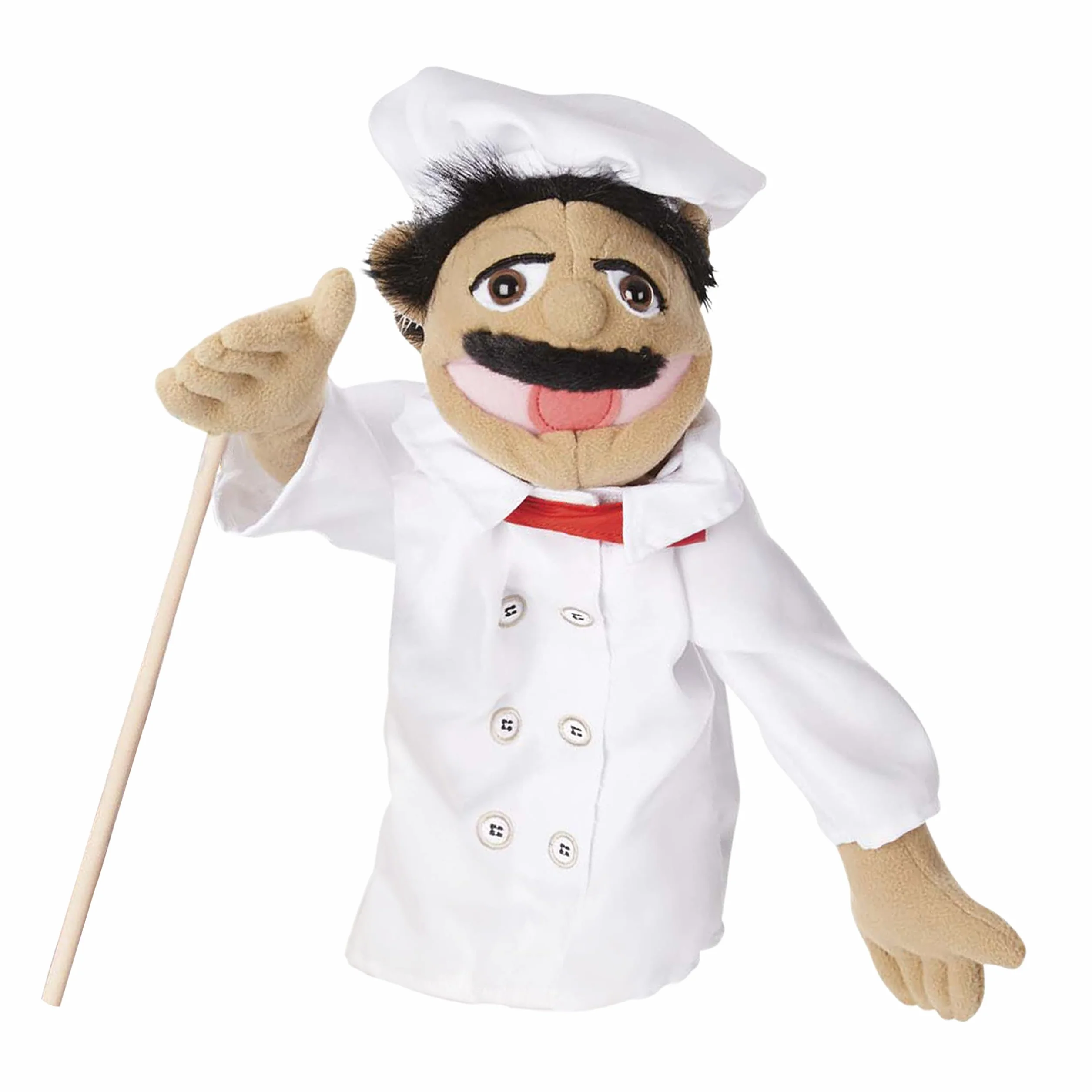 Melissa & Doug Chef Puppet With Detachable Wooden Rod for Animated Gestures