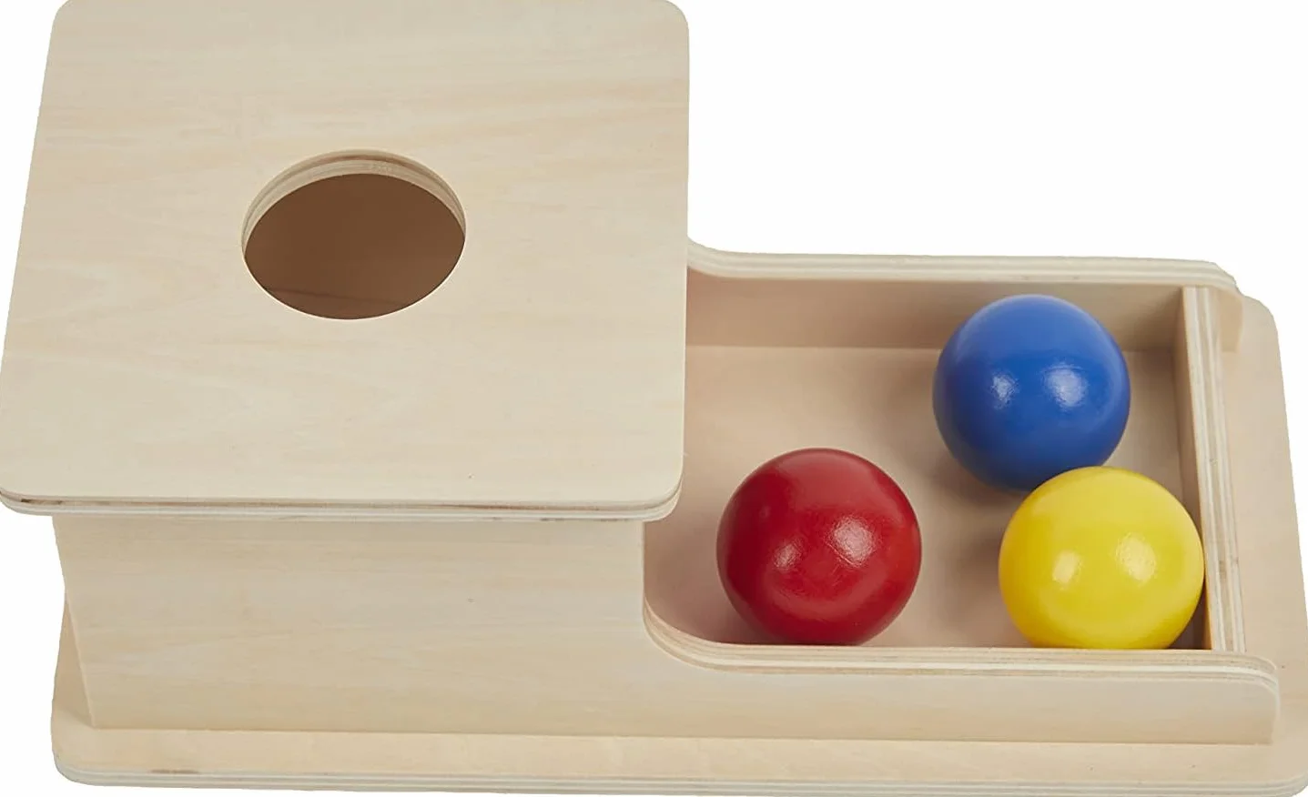 YAANI Jumbo Object Permanence Box – zabawki Montessori dla niemowląt w wieku 6-12 miesięcy, sensoryczne zabawki dla niemowląt w wieku 6 miesięcy, zabawki dla małych dzieci w wieku 1 roku, zabawki
