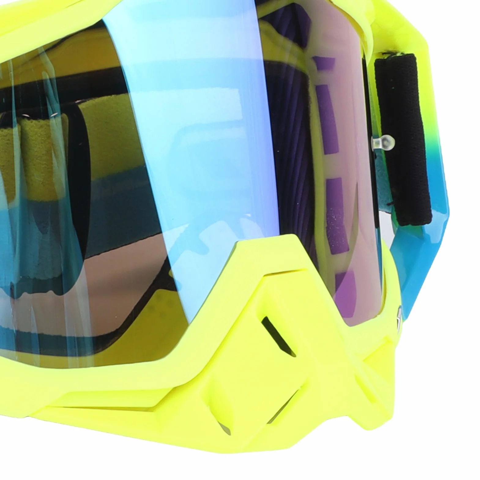 Profesjonalne Gogle Motocrossowe dla Dorosłych Uniwersalne Zastosowanie Miękka Gąbka Wsparcie Zmniejsz Ryzyko Sportowe
