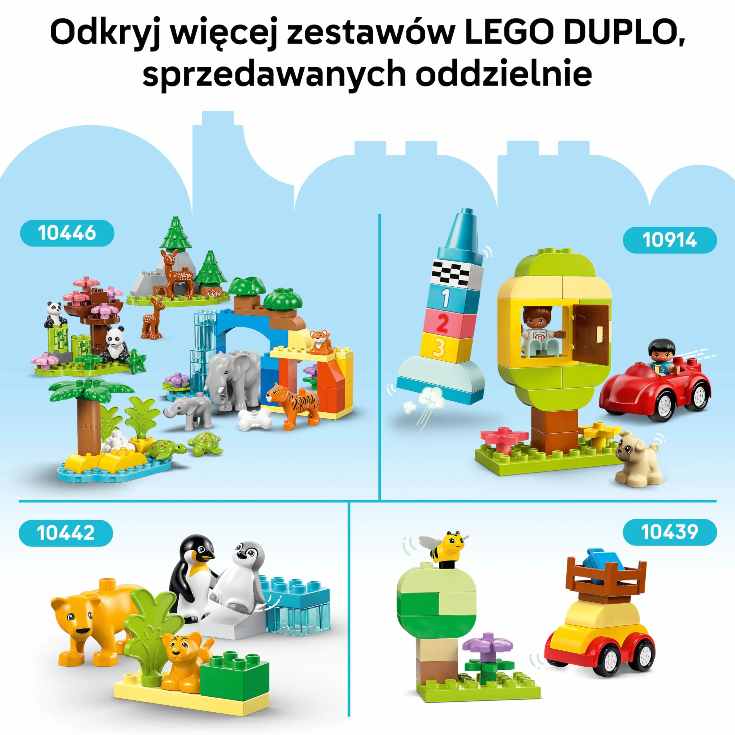 LEGO DUPLO Zielona Płytka Konstrukcyjna, Kreatywna Zabawka dla Dziecka do Zbudowania, Podstawka do Klocków, Pomysł na Prezent dla Rocznego Dziecka, na Roczek, dla Chłopca i Dziewczynki, 10460
