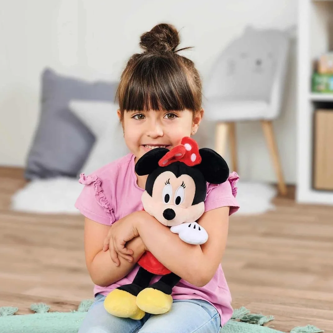Disney - Minnie, 35 cm, czarny, czerwony, żółty, pluszowy, od 0 miesięcy