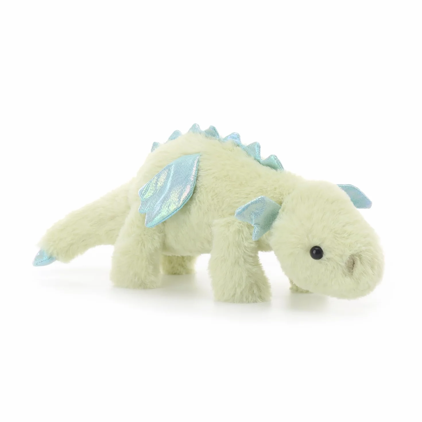 Apricot Lamb Pluszowa zabawka smok, 38 cm, pluszowa zabawka dla dzieci i niemowląt, puszysta pluszowa zabawka do zabawy, kolekcjonowania i przytulania, przytulanka zielony smok