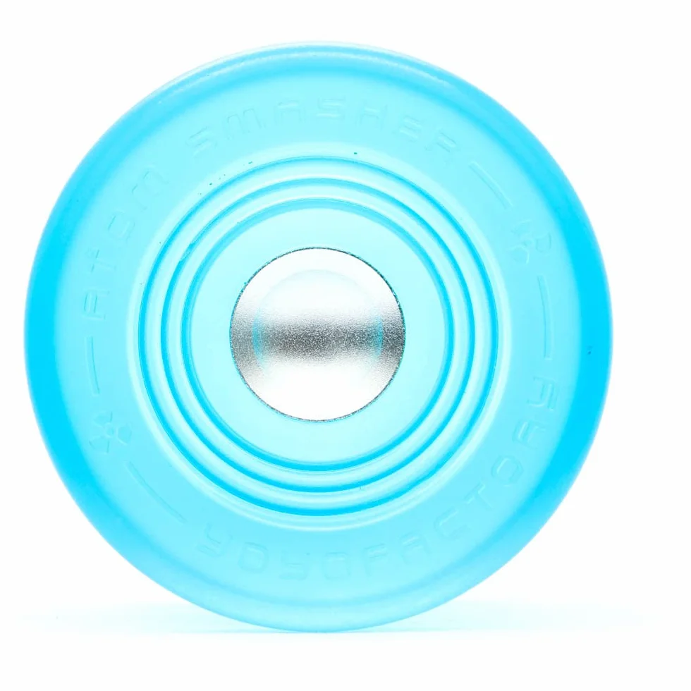 YoyoFactory Atom Smasher Yo-Yo z łożyskiem kulkowym - NIEBIESKI (nowoczesne jojo, sznur i końcówki w zestawie)