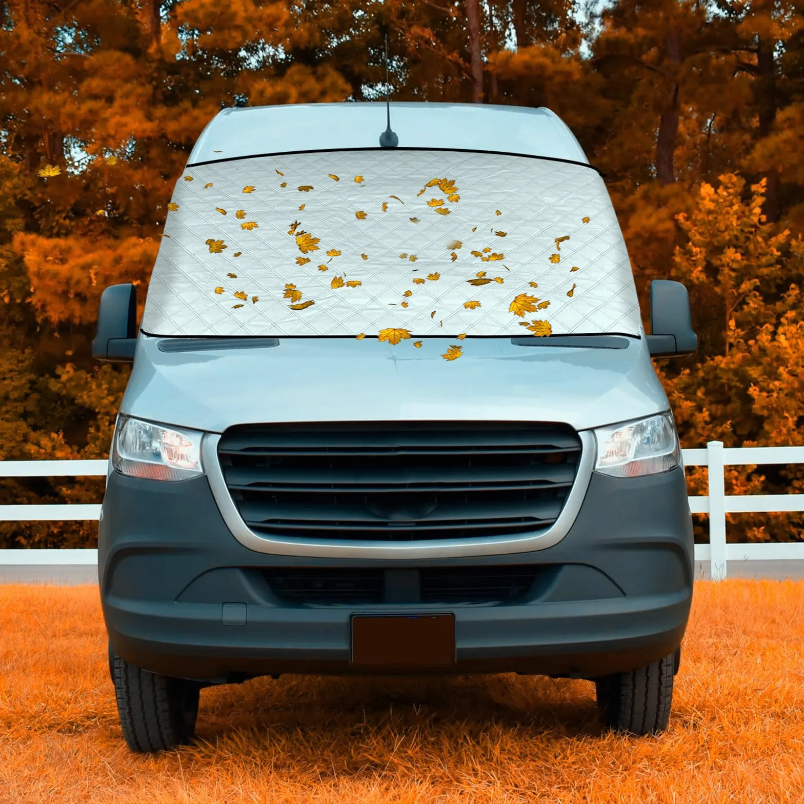 Osłona przedniej szyby do Ford Transit Van MK7 2006-2013 wodoodporna termiczna ochrona przed śniegiem i lodem ochrona przed kurzem ochrona przeciwsłoneczna