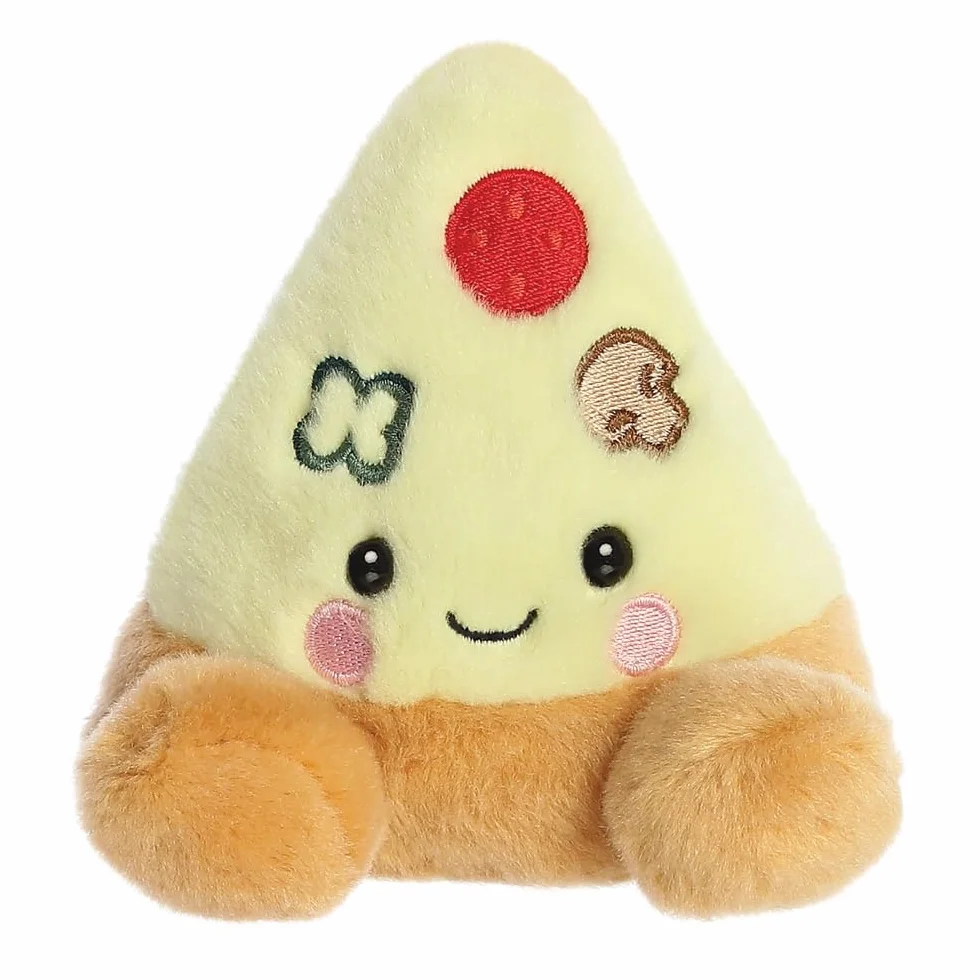 Aurora, 33688, Palm Pals Peppa Pizza, pluszowa zabawka, brązowa i żółta, 13 cm