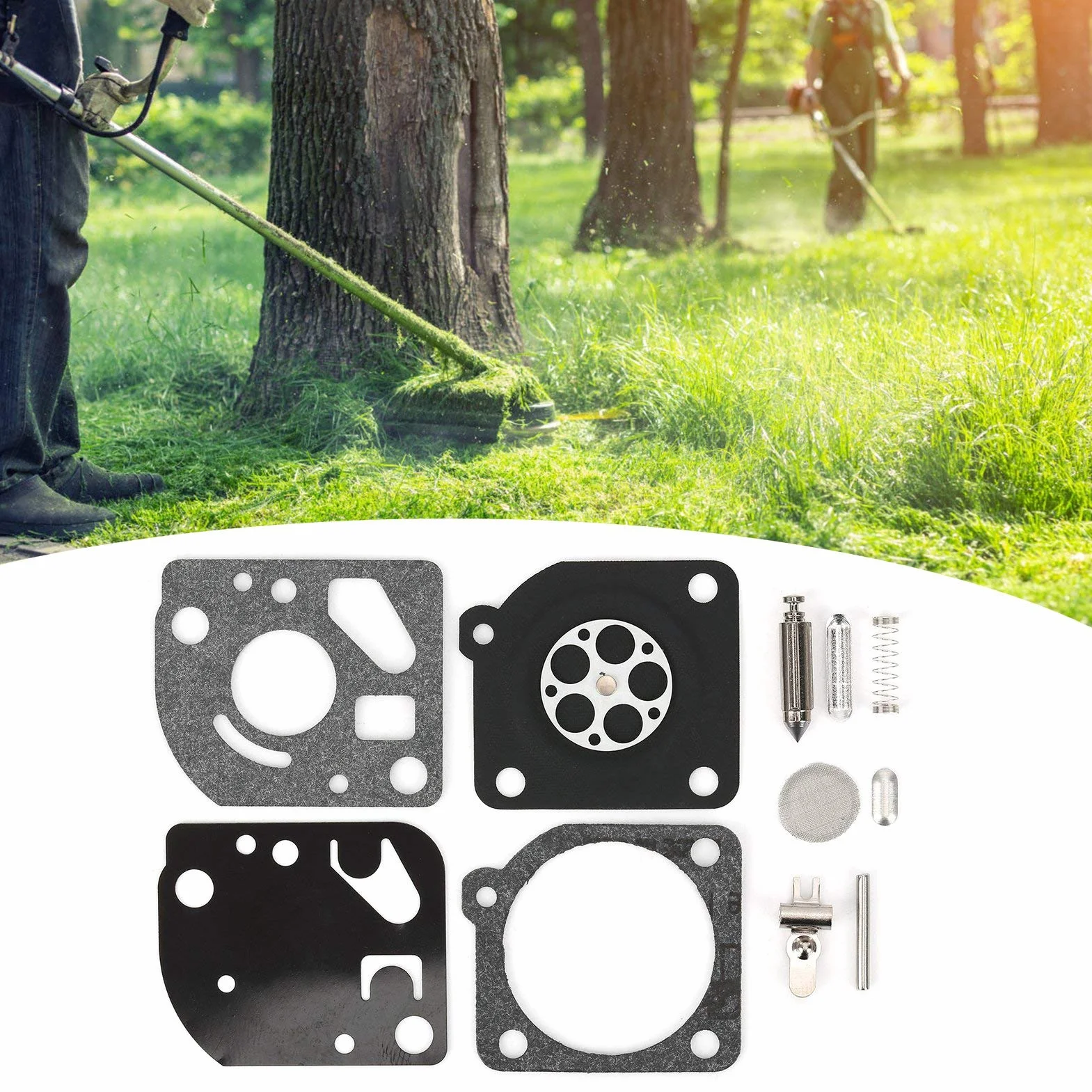 Zestaw Naprawczy Gaźnika Akcesoria do Naprawy Gaźnika Zamiennik dla ECHO Srm 2305/2015/2100 / GT 2000 / GT 2150/1600/2000/2300 GT