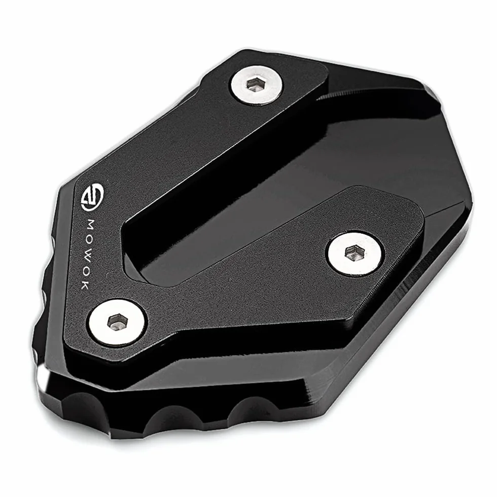 MOWOK przedłużenie podpórki bocznej do motocykla MT07 MT09 TRACER 9 GT 7GT 900GT 700GT XSR 700 900 R7 R125 FZ6 XJ6 MT-125 MT-09 SP 2024 czarny