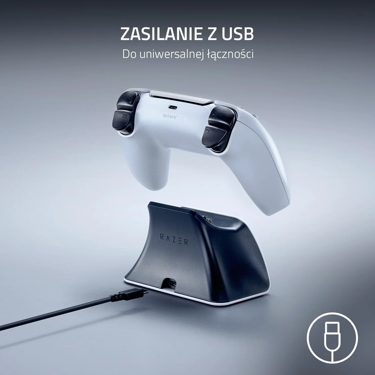 Razer RC21-01900100-R3M1 Ładowarka do Kontrolera, Biały