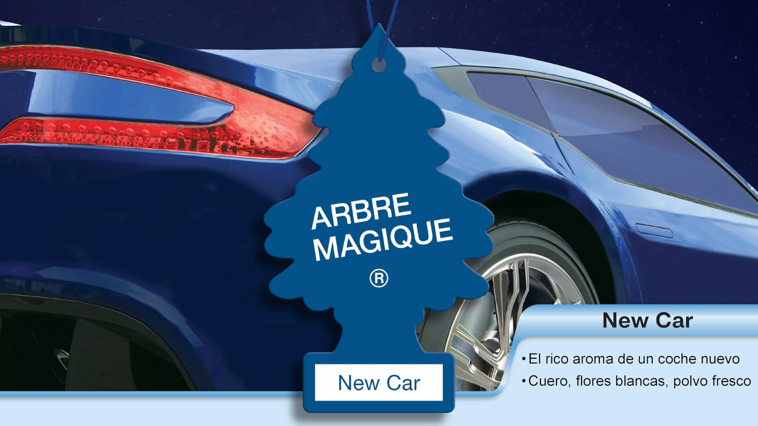 Wunderbaum Odświeżacz Powietrza New Car 3 Sztuki