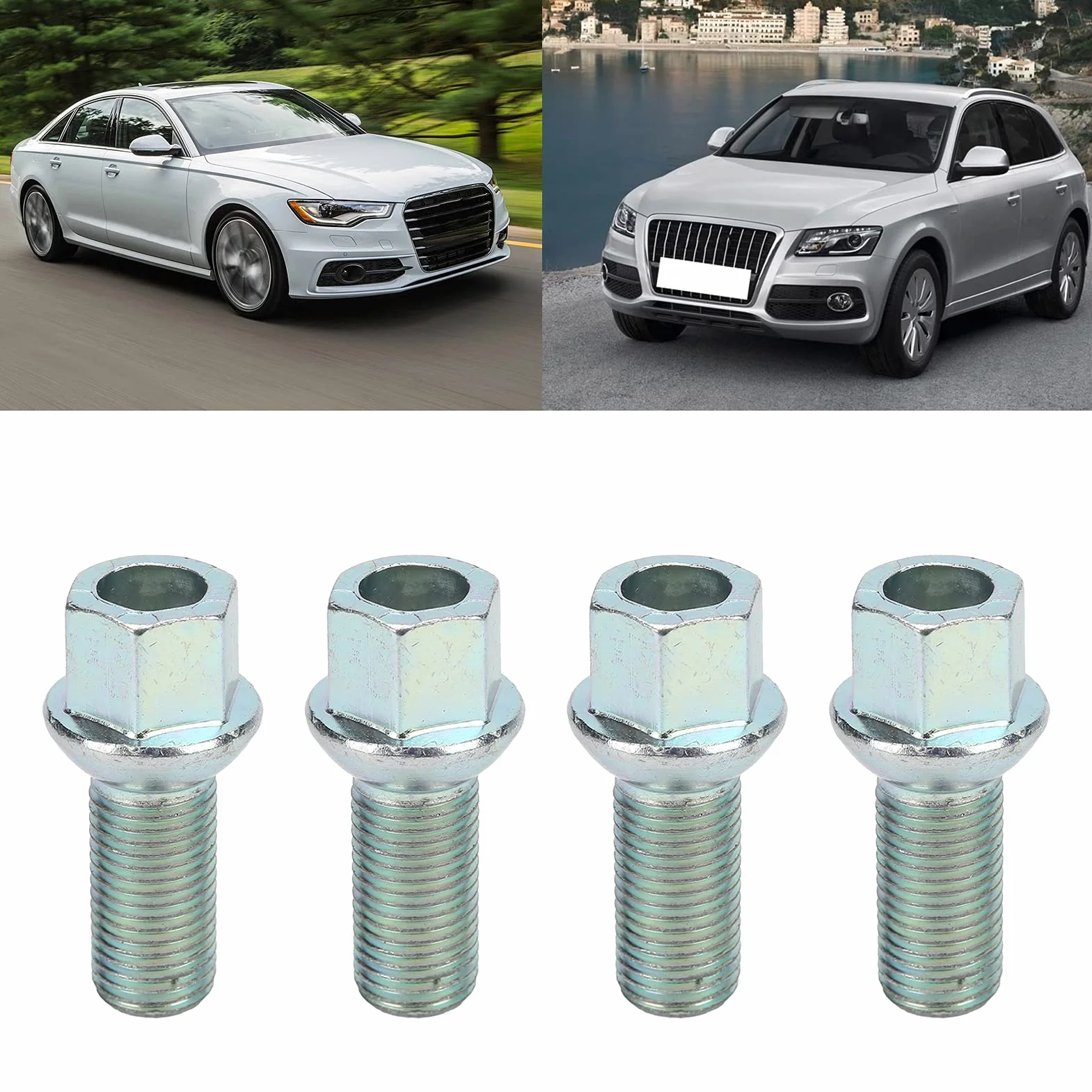 Śruby do Kół M14x1.5 4 Szt. do Audi A3 A4 A5 A6 A8 Q3 Q5