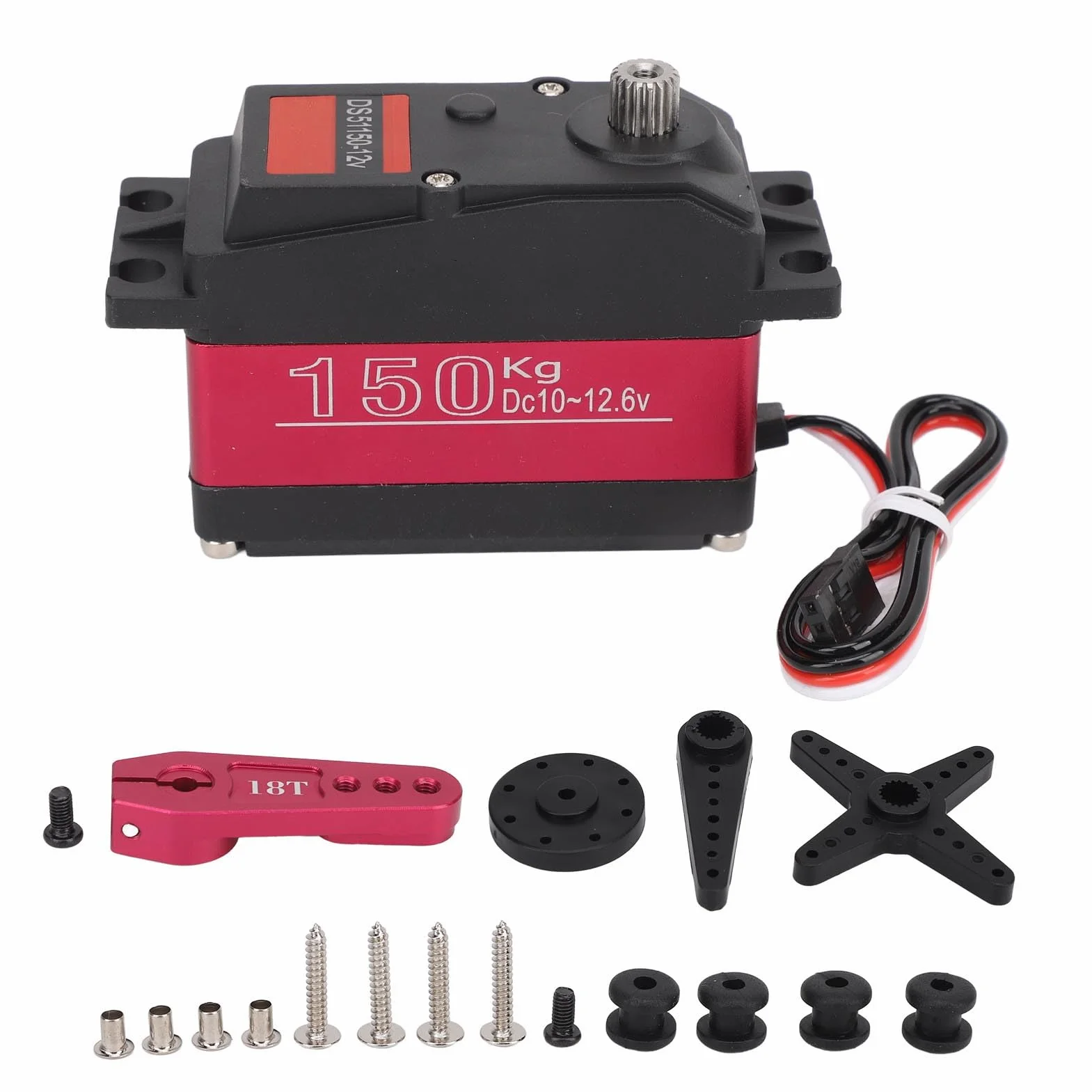 RC Digital Servo, RC Servo Motor Programowalne Precyzyjne Sterowanie dla Samochodów RC 1/5