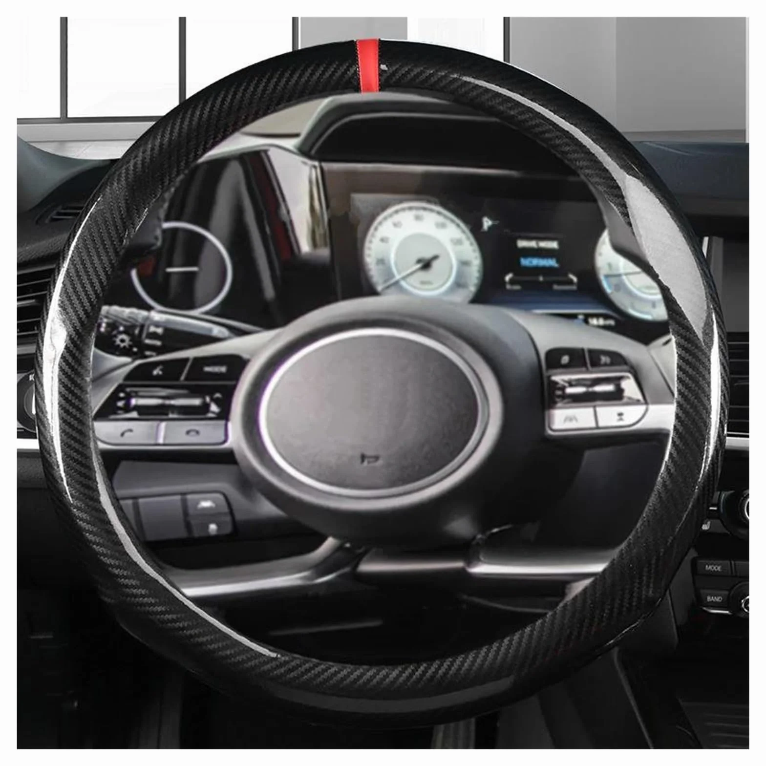 Pokrowiec na kierownicę Hyundai Tucson 2021 2022 NX4, pokrowiec na kierownicę, akcesoria samochodowe, pokrowiec na kierownicę B