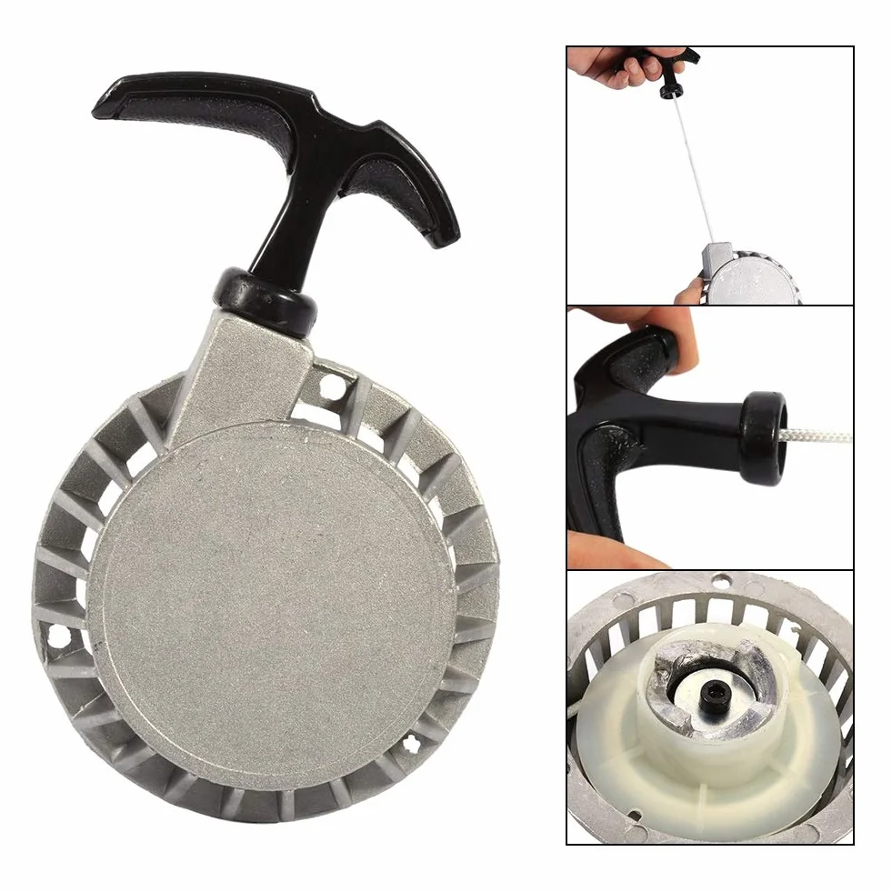 Rozrusznik pociągany Mini Alloy Recoil Pull Starter do ATV 49CC Pocket Bike Minimoto