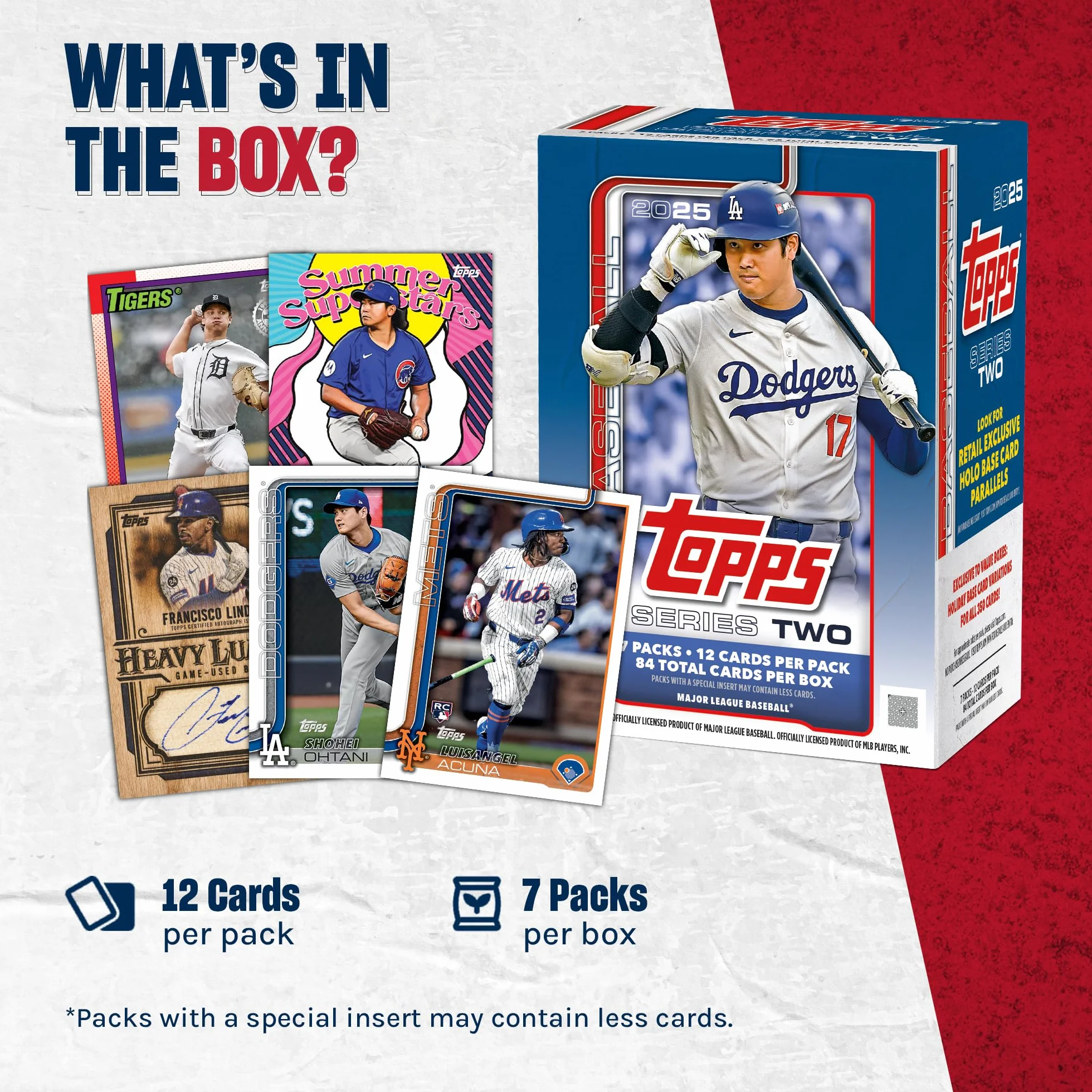 2025 Topps Baseball Series 2 - fabrycznie uszczelniony - Value Box