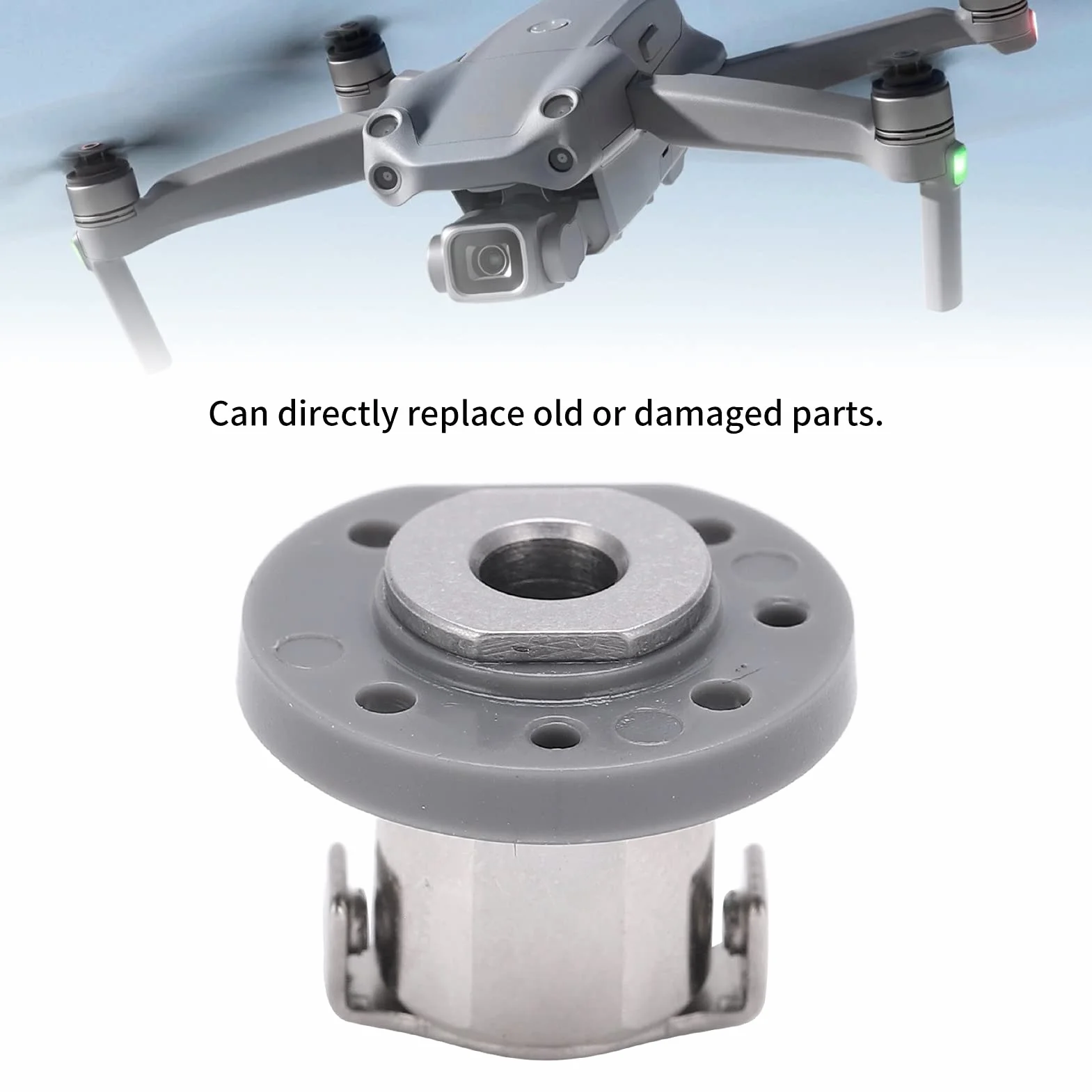 Drone Arm Axis Shaft, RC Drone Przednie Tylne ramię Silnika Wału dla Air 2S Drone Wymiana Naprawa Części Serwisowych (wał tylny)