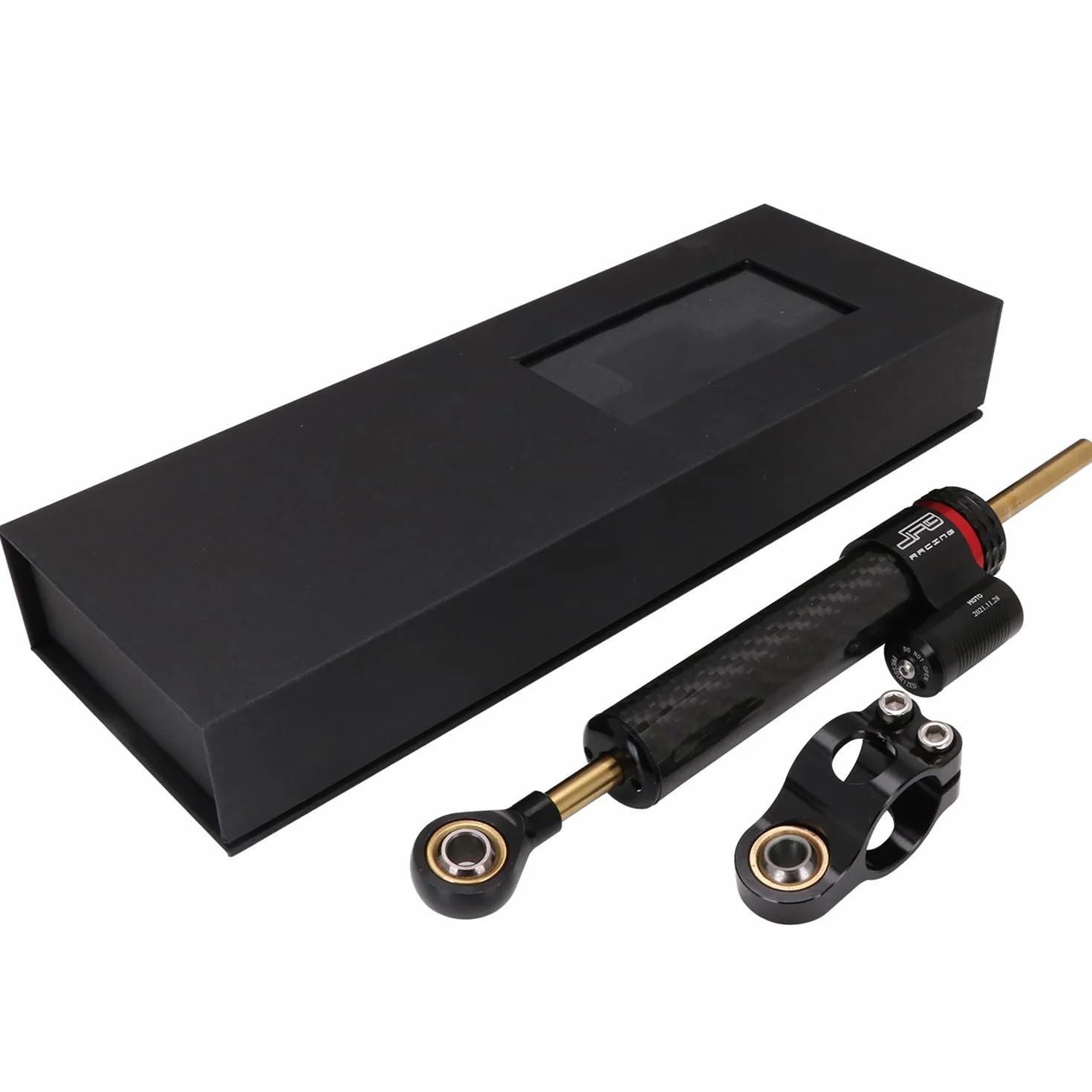 JFG RACING 10" Uniwersalny stabilizator kierownicy motocykla