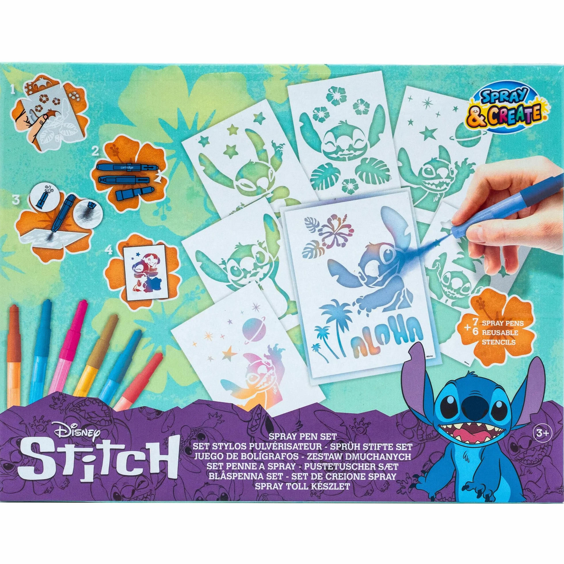 Disney Zestaw długopisów Stitch
