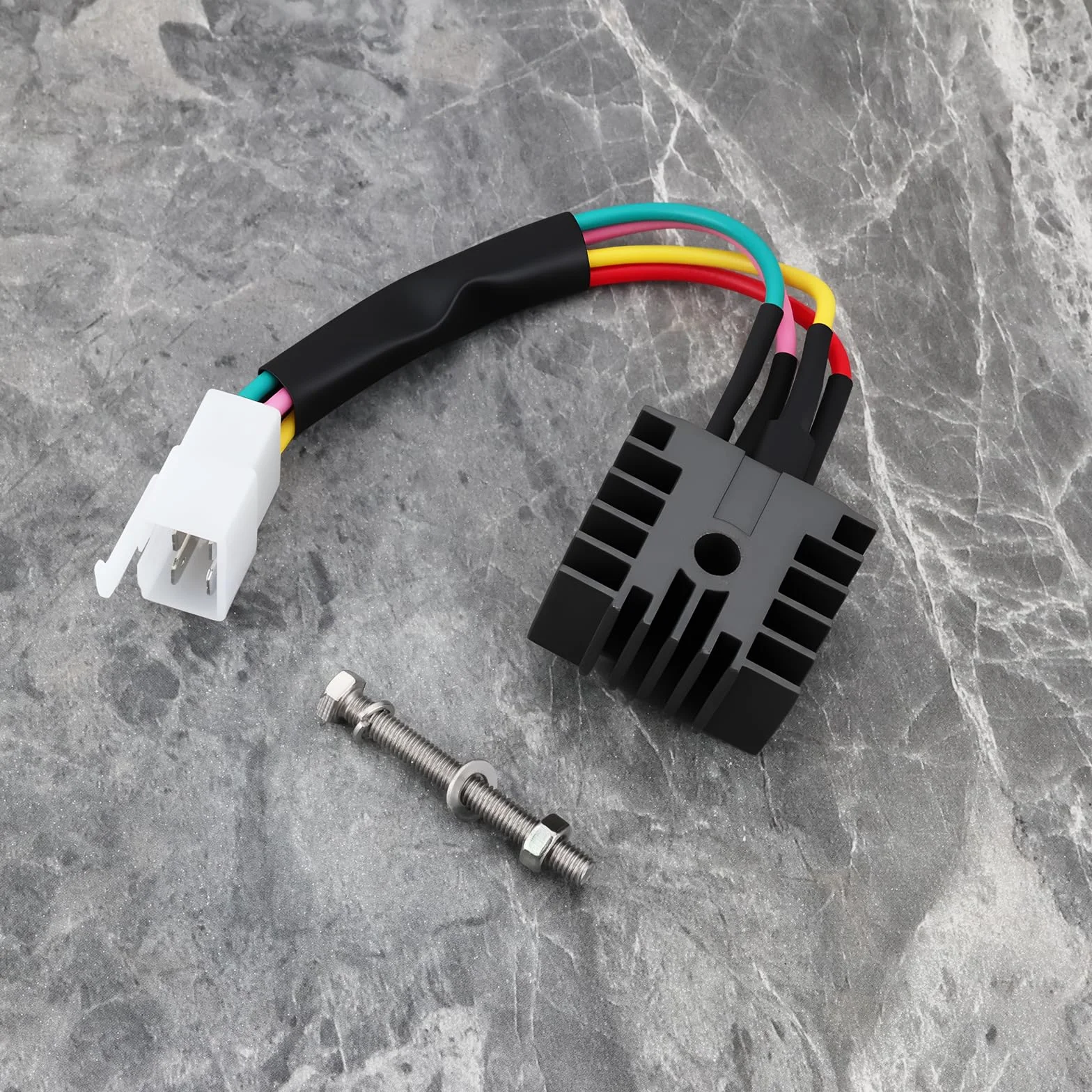 SG Store Regulator prostownika motocyklowego 4PIN 6 V 31700-102-701 31700-102-731Kompatybilny z Honda CB125 CB125S CL125 CT90 CL100 XL100 CB175 CL175 CL200